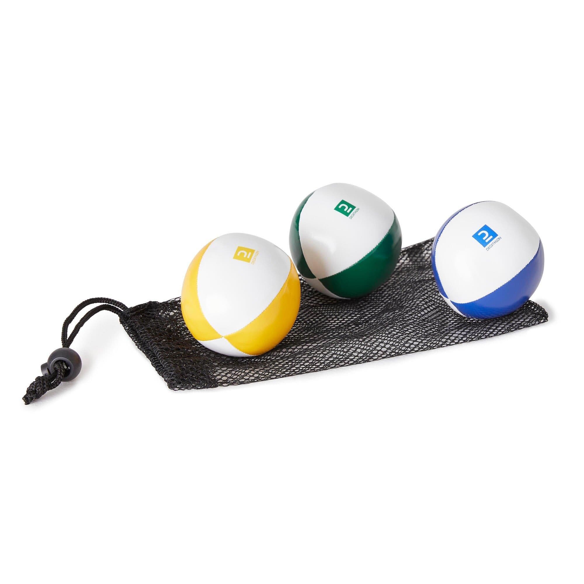 Pack Three 65 Mm Juggling Balls + Bag