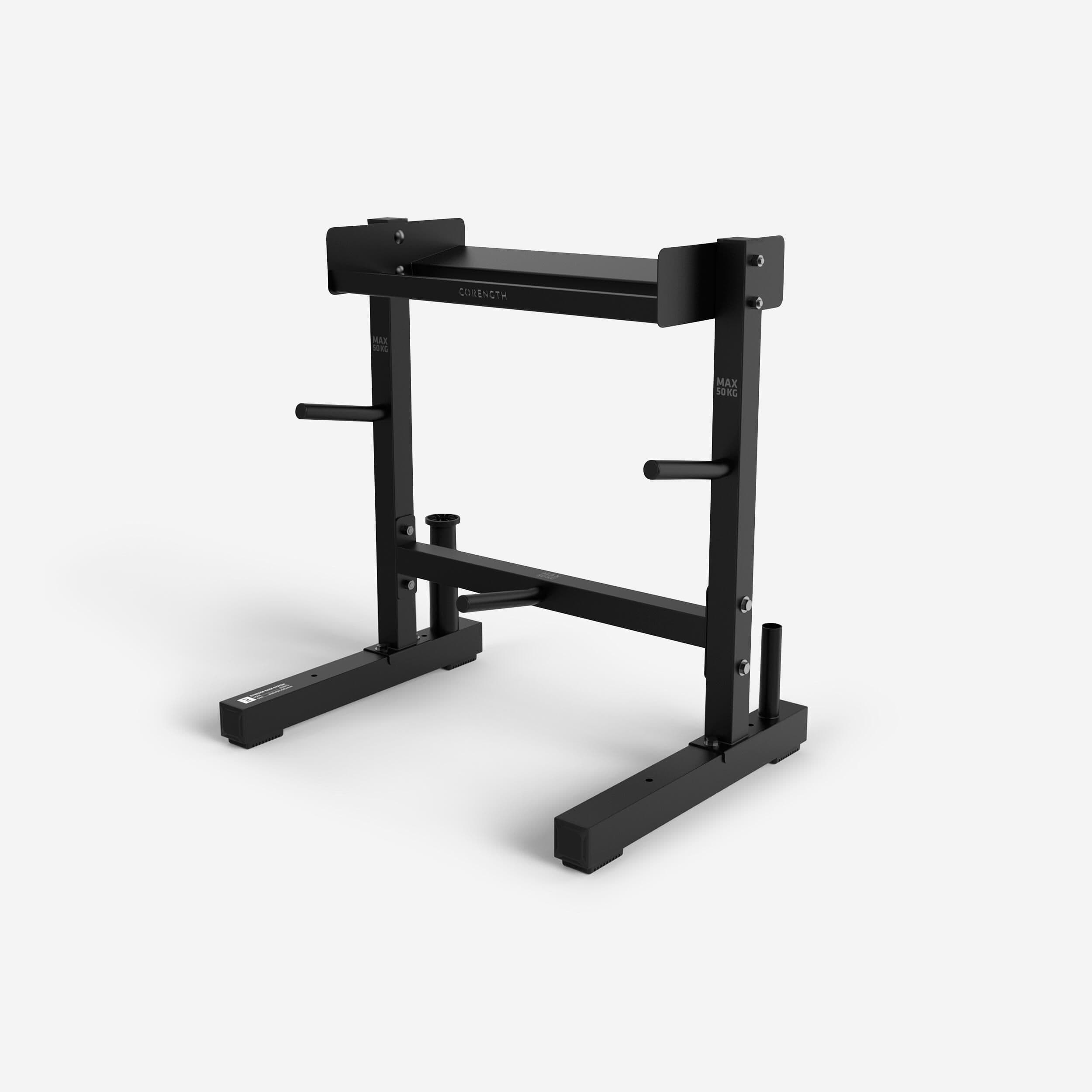 Weight Training Storage Rack Bars Weights