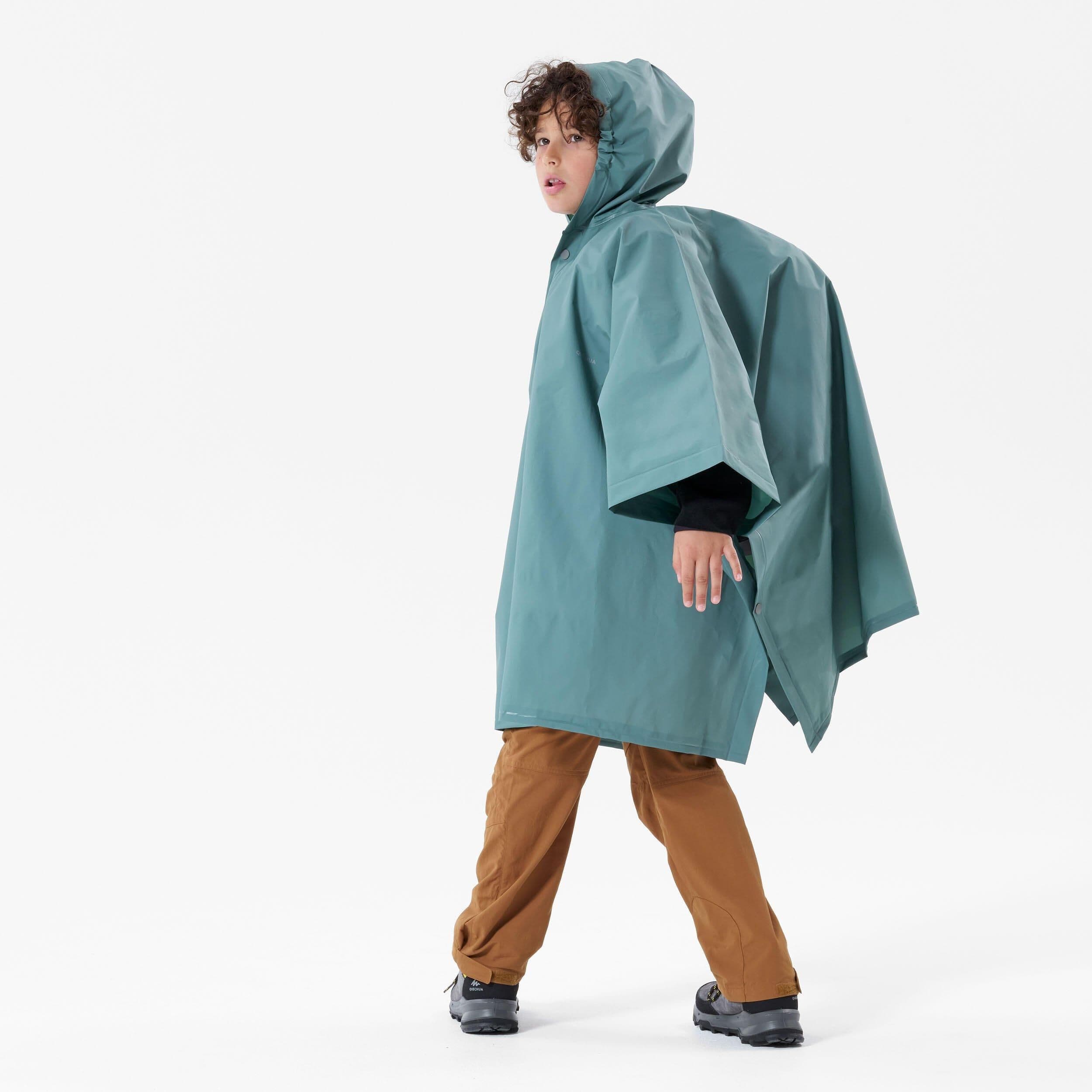 Hiking Rain Poncho 126 To 156 Cm