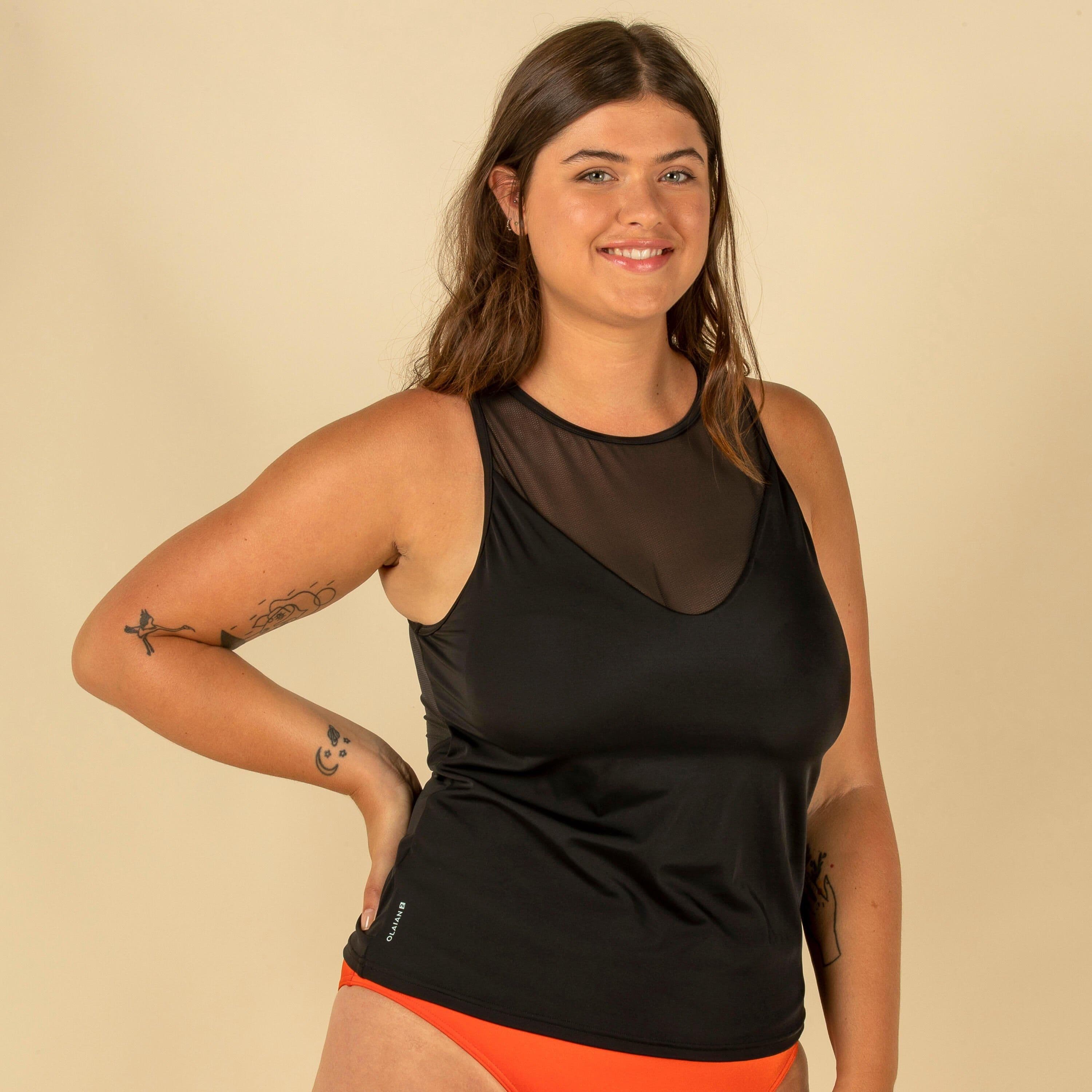 Swimsuit Top Tankini Mai Plain Removable Cups