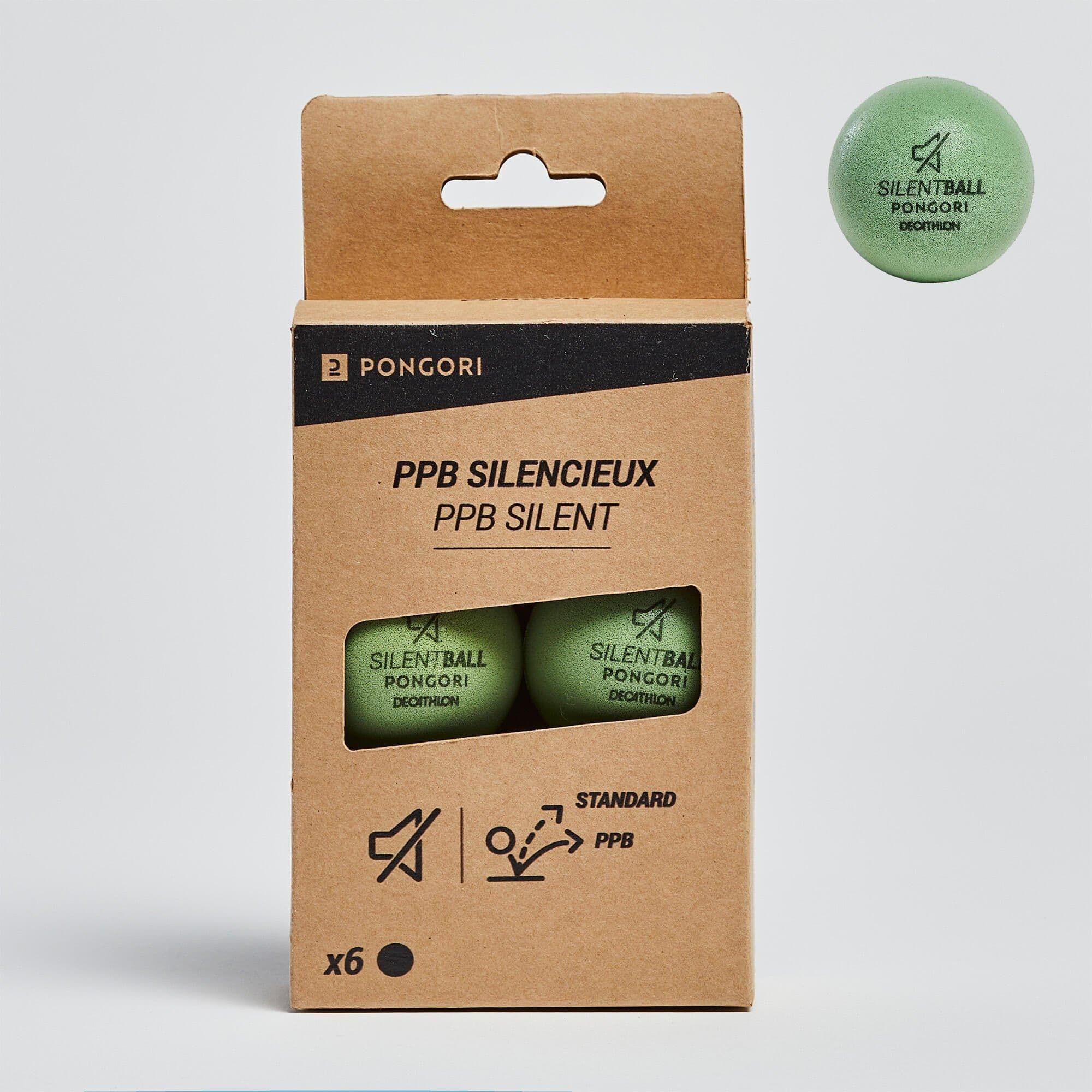 Silent Foam Table Tennis Ball Set 6