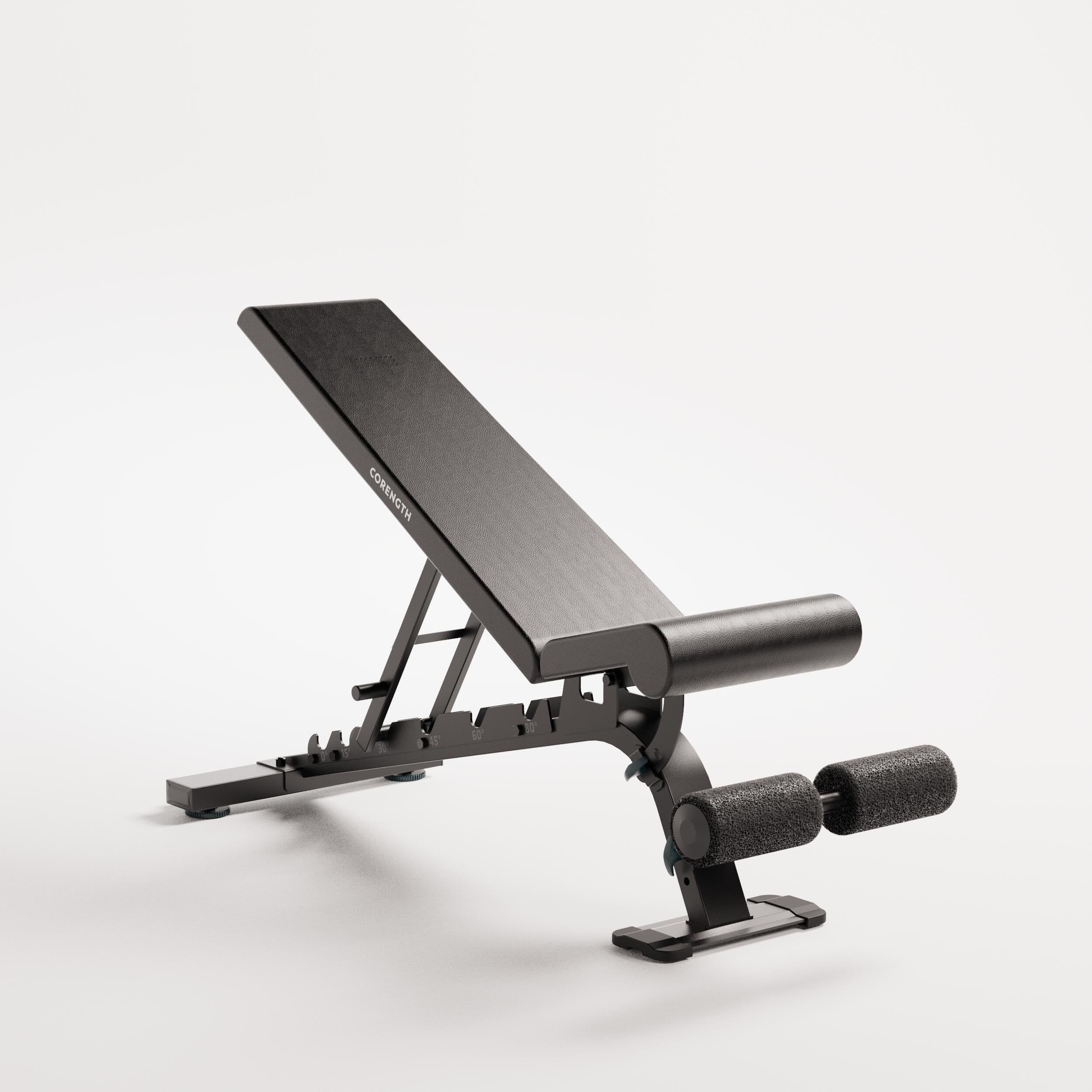 Reinforced Flat Inclined Weights Bench