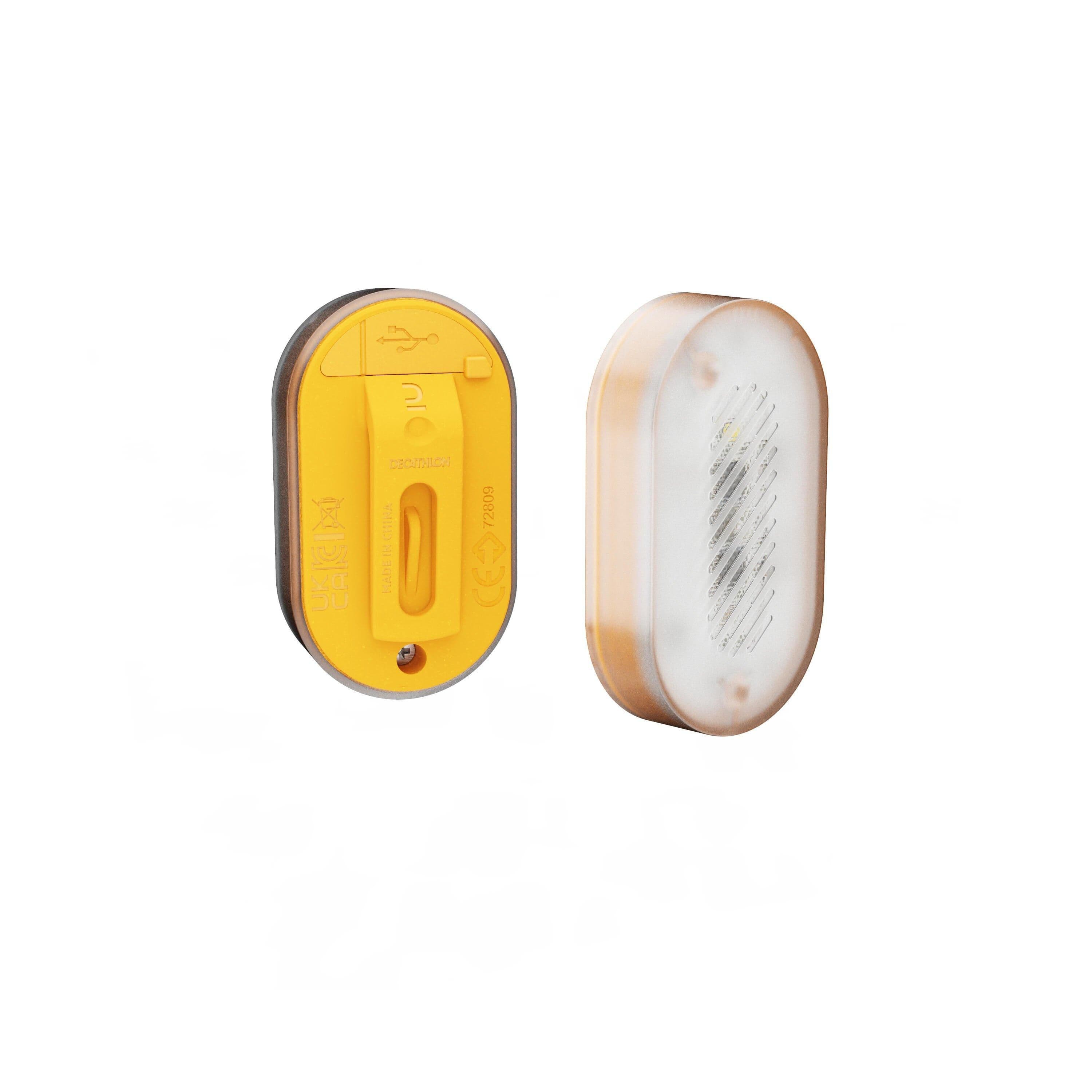 Front Rear Usb Clip Bike Light