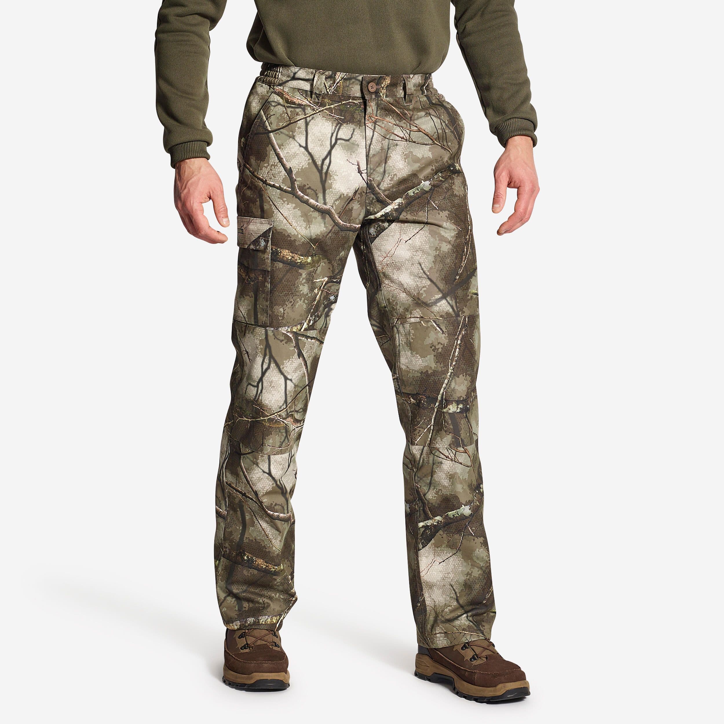 Warm Waterproof Hunting Trousers Treemetic 100