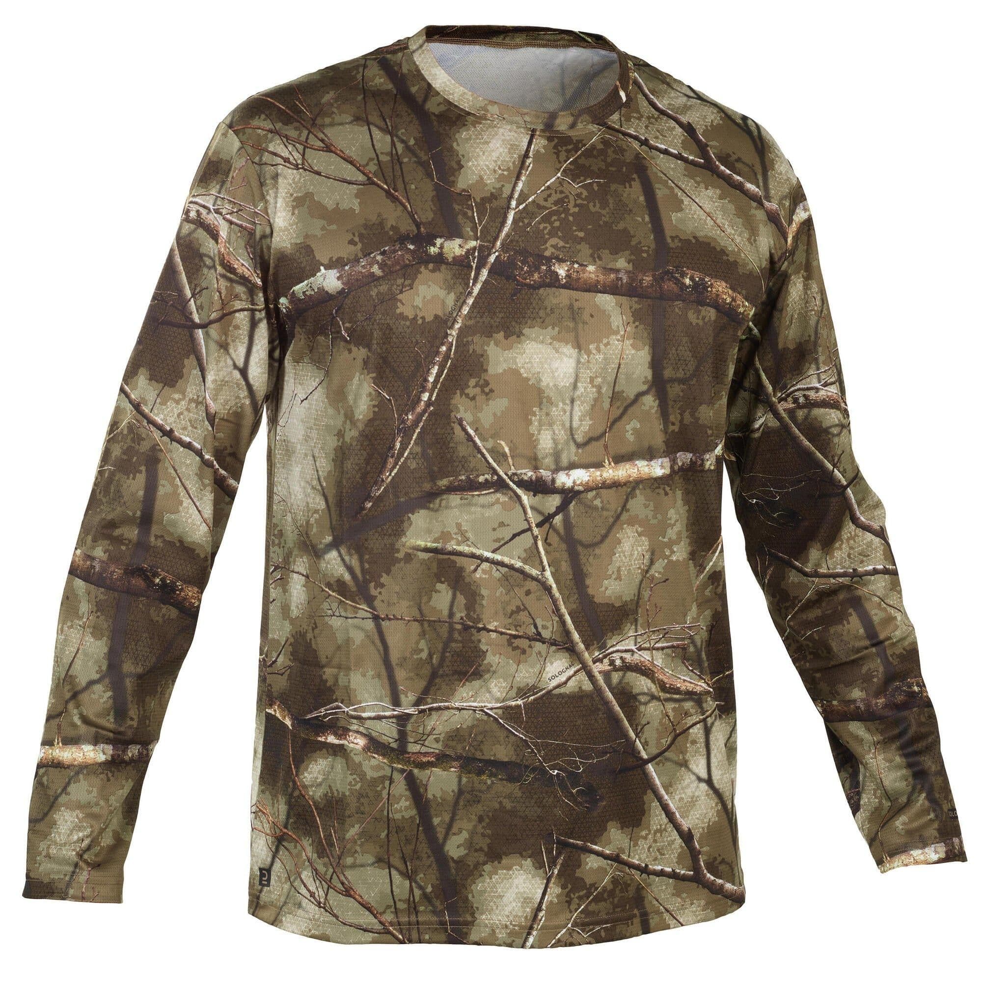 Long Sleeve Breathable T Shirt Treemetic 100 Camouflage