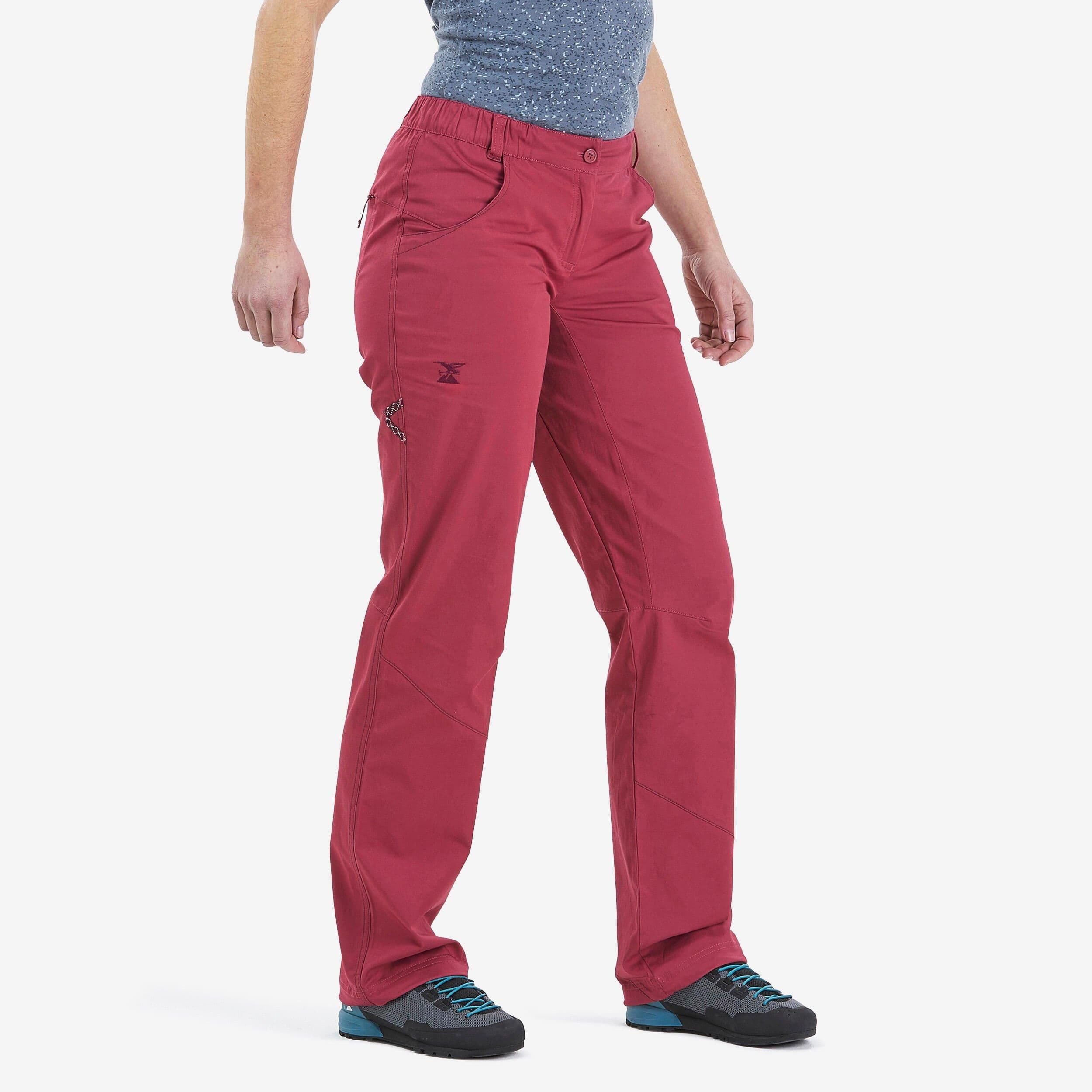 Cotton Stretch Climbing Trousers Vertika Ruby