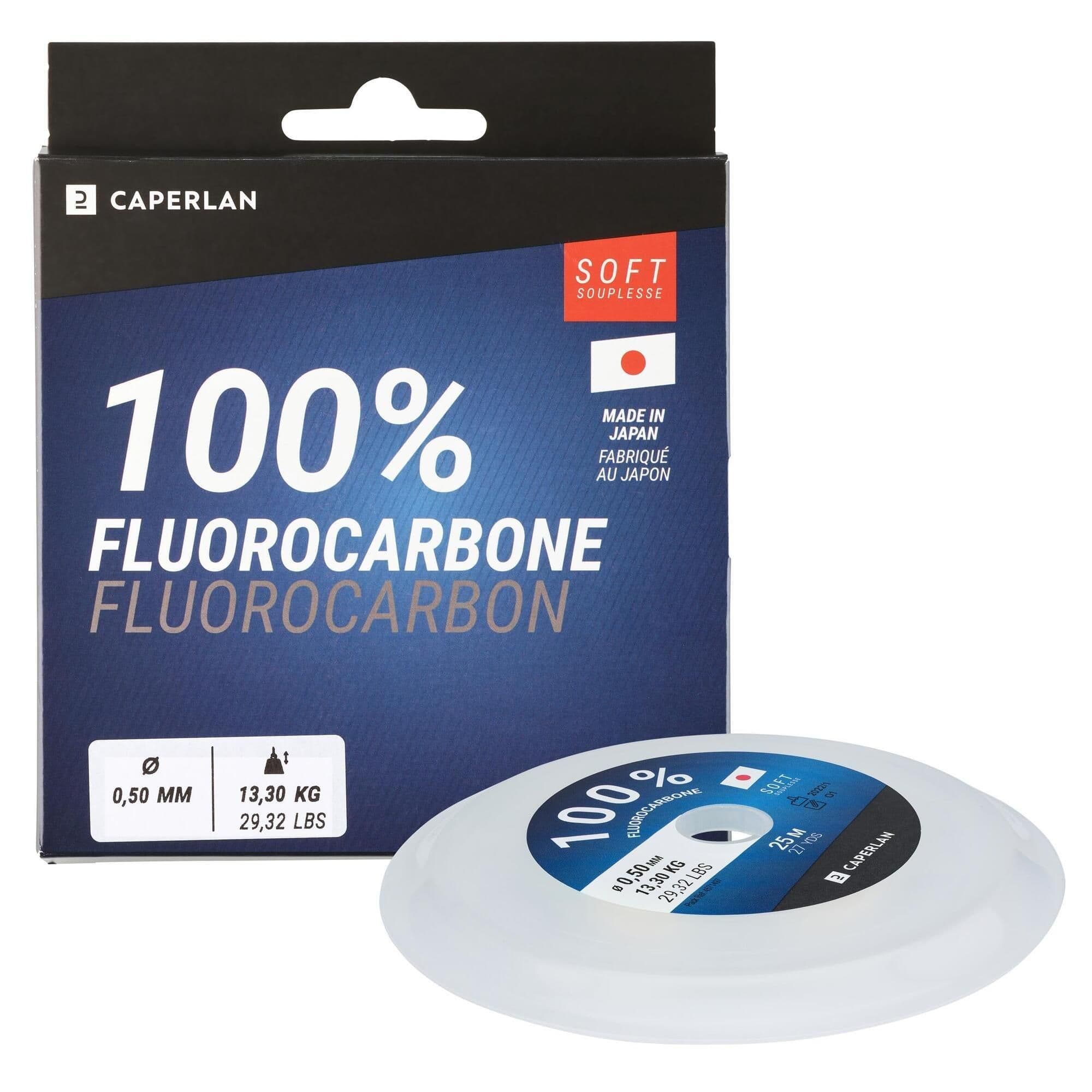 Fishing Line 100% Soft Fluorocarbon 25 M