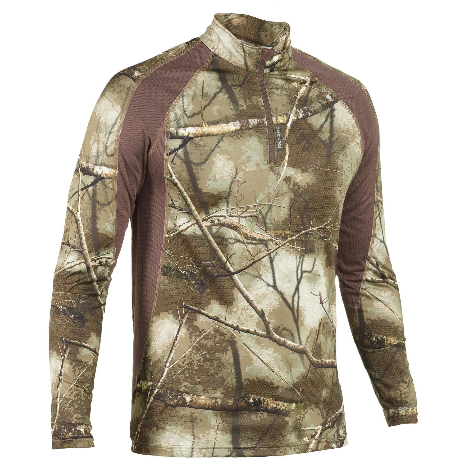 Long Sleeve Breathable Silent Country Sport T Shirt Treemetic 500 Camouflage