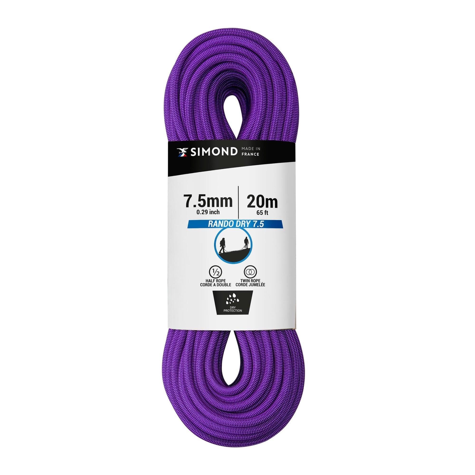 Double Dry Rope 7.5 Mm X 20 M Rando Dry