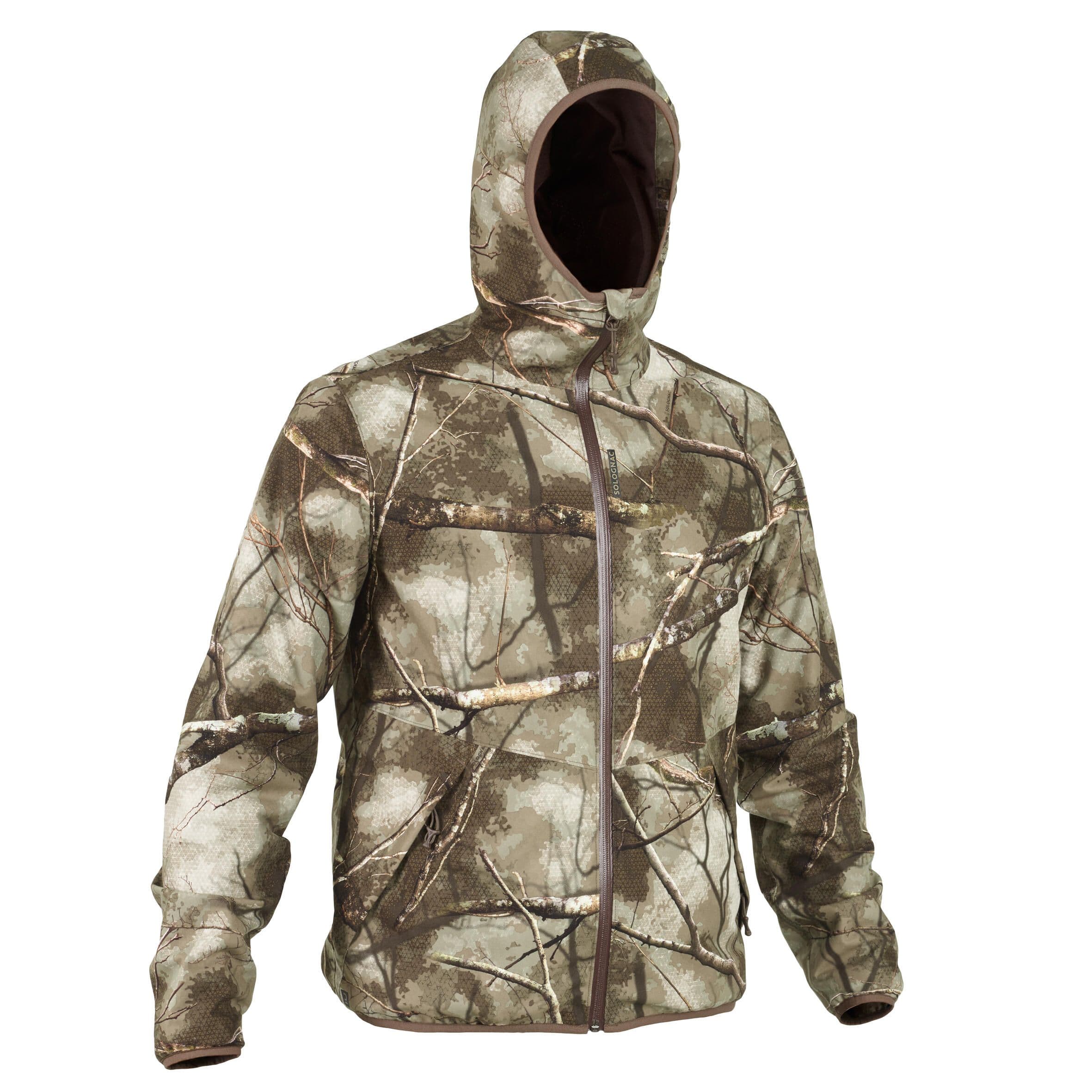 Silent Waterproof Hunting Jacket Treemetic 500 Camouflage