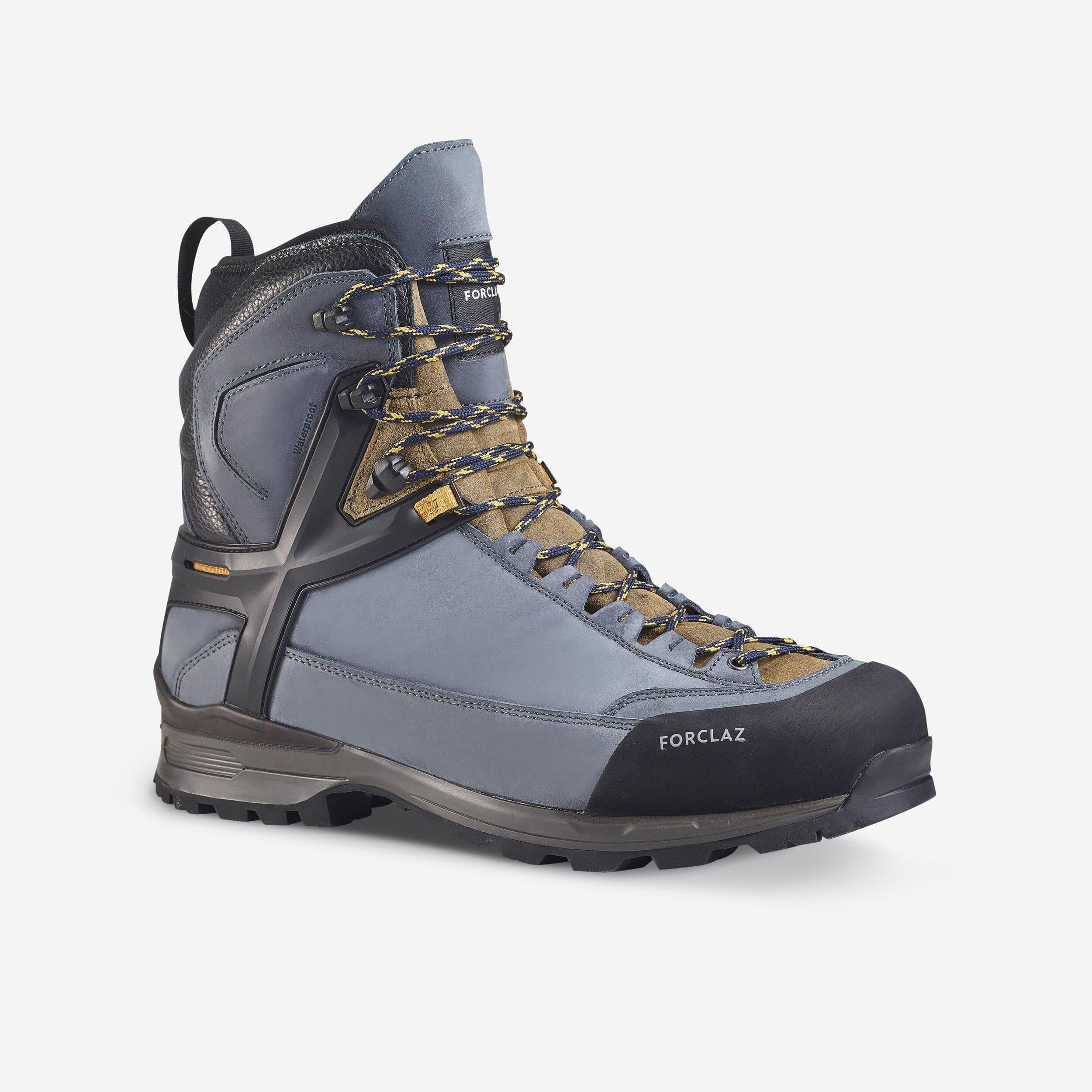 Waterproof Leather High Hiking Boots Vibram