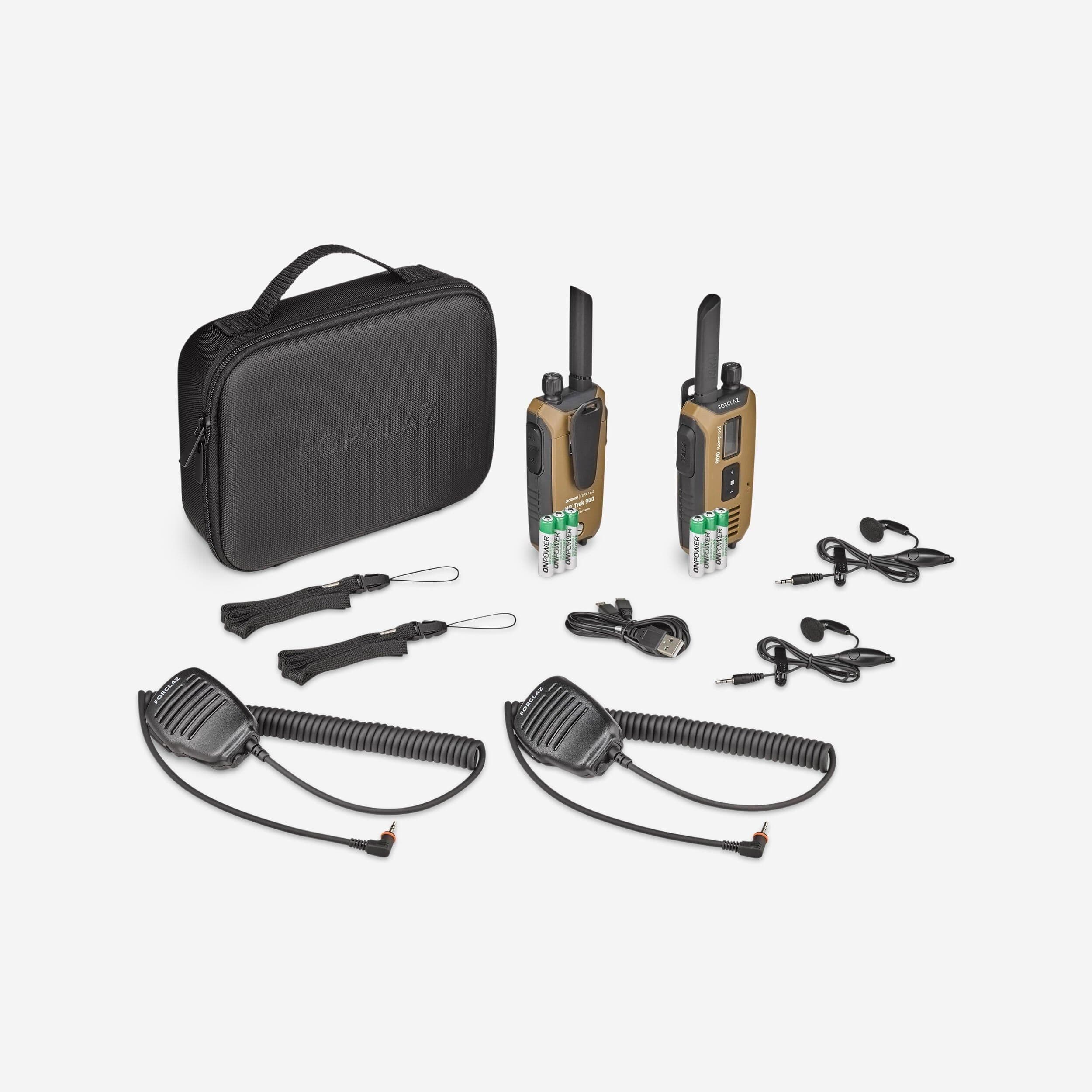 Set 2 Usb Rechargeable Walkie Talkies 10 Km