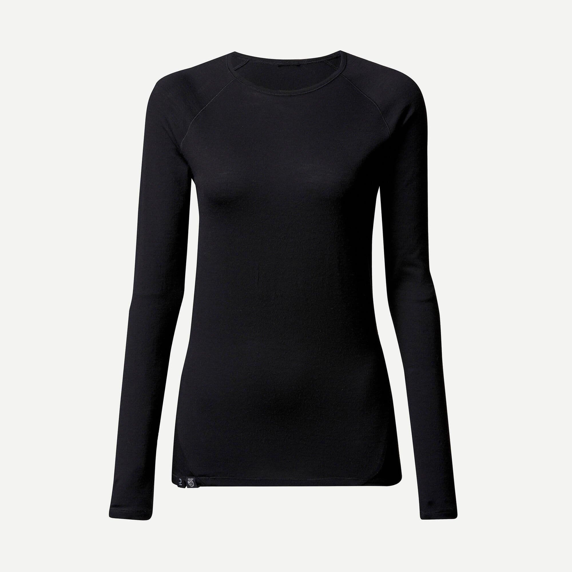 Long Sleeve 100% Merino Wool T Shirt