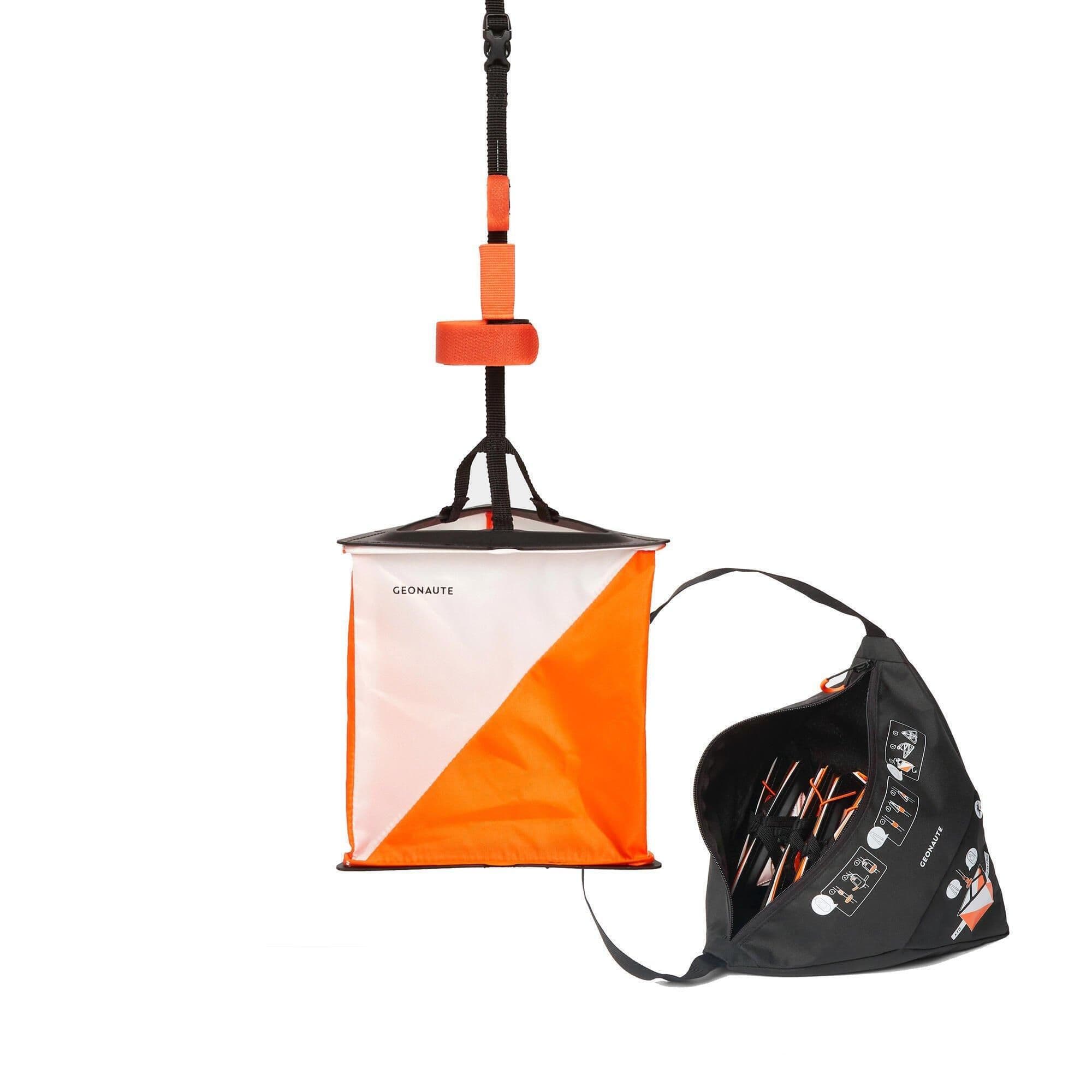 Pack 10 Fabric Control Flags 15X15Cm Orienteering