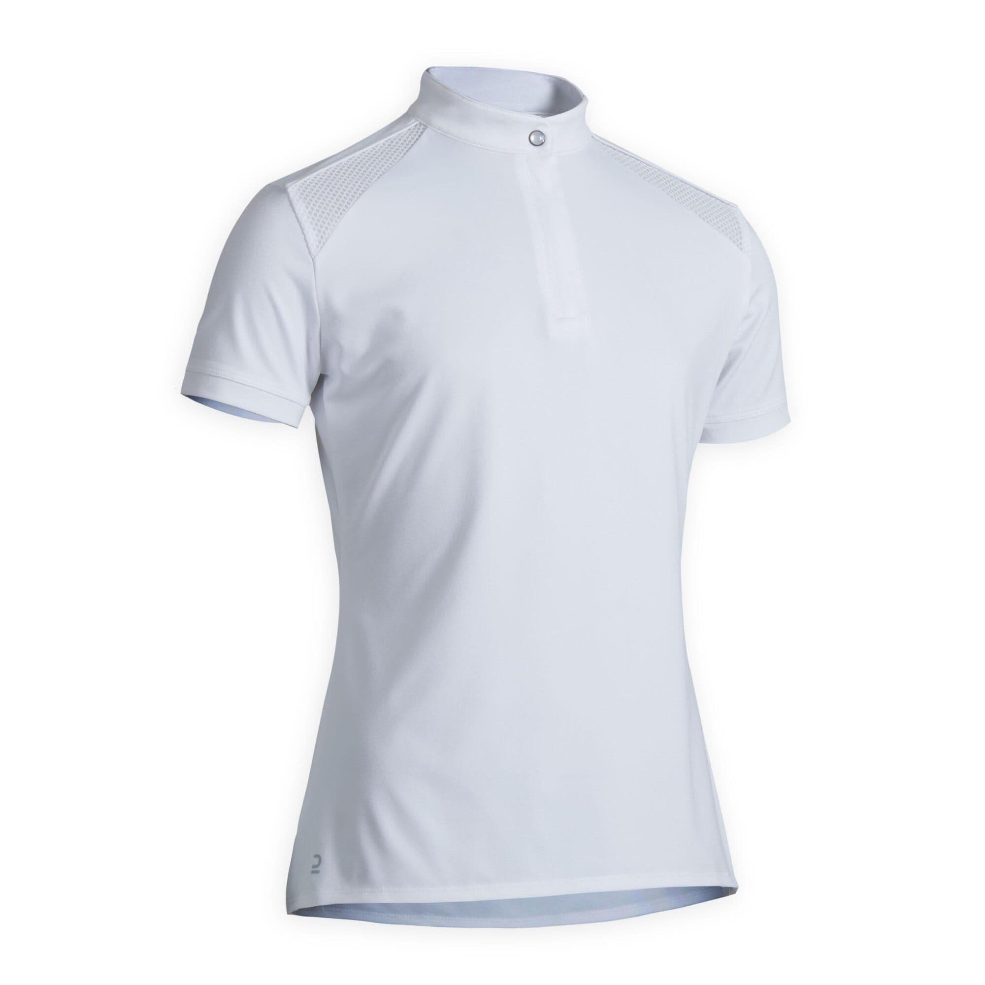 Short Sleeved Horse Riding Show Polo Shirt 500