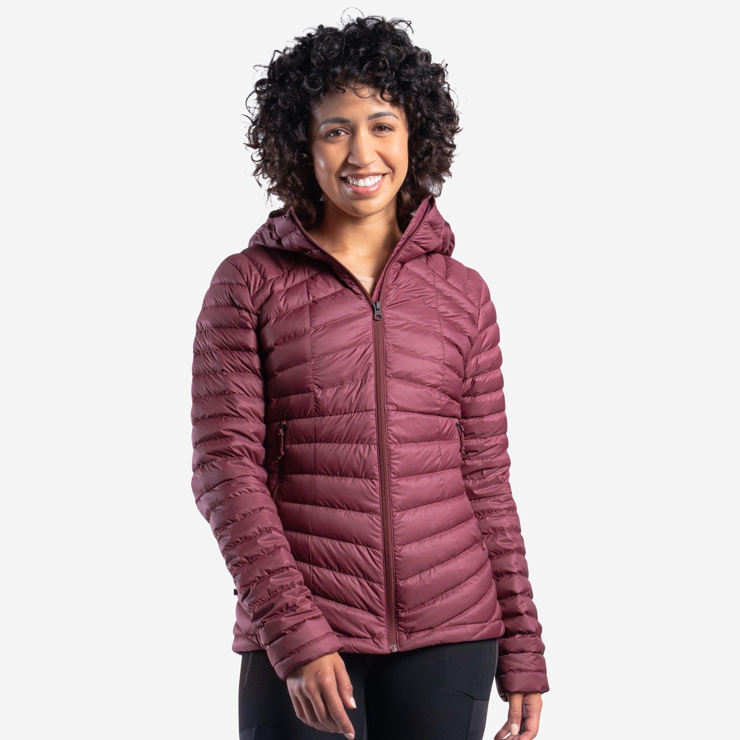 Mountain Trekking Hooded Down Jacket Mt100 5 Degrees C