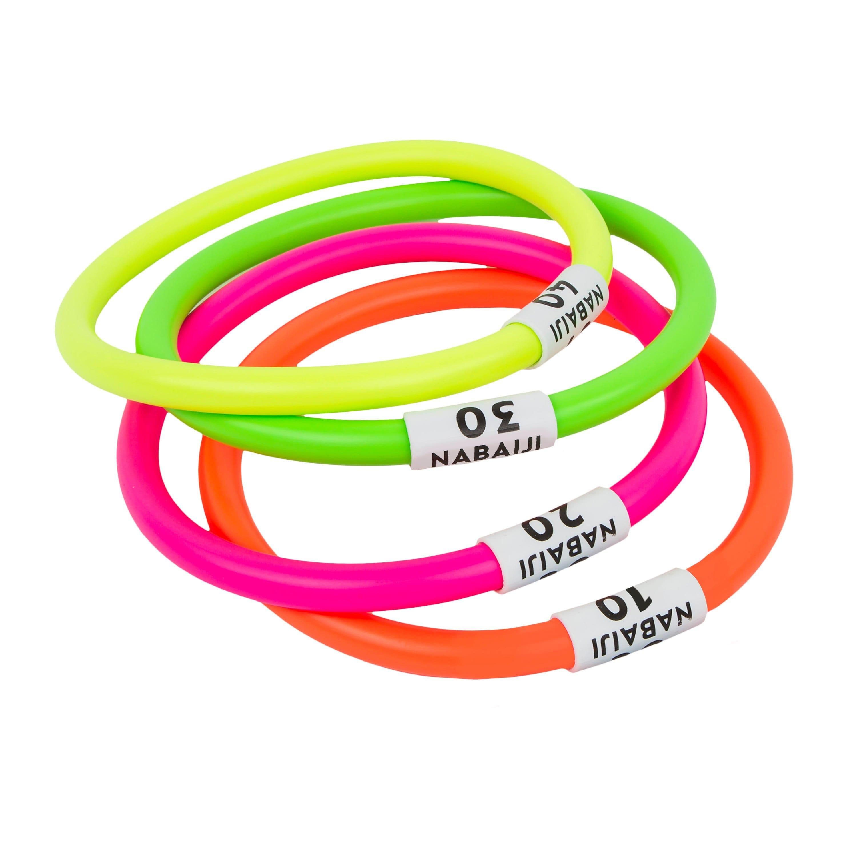 Four Weighted Aquatic Rings