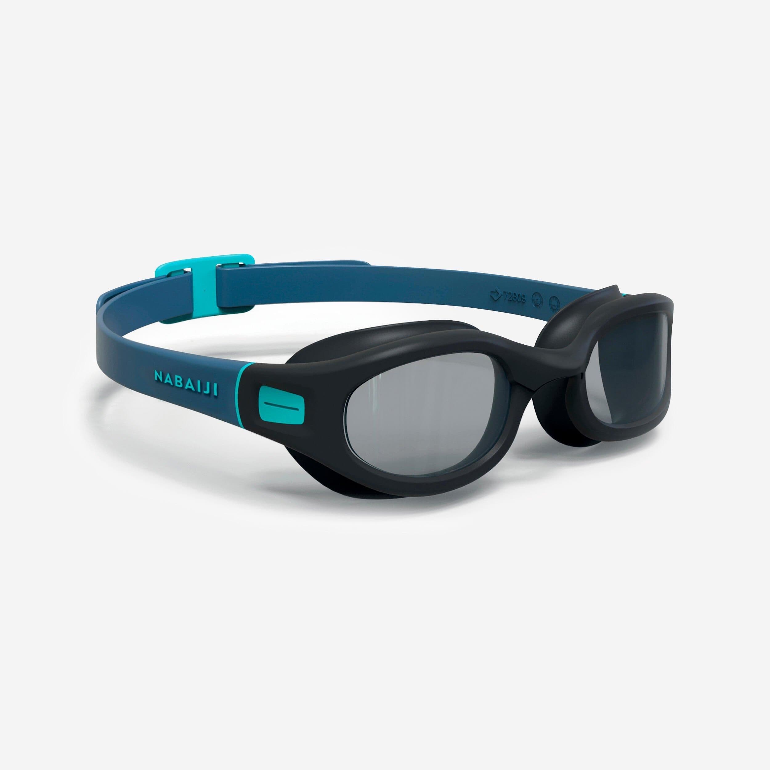 Soft 100 Swimming Goggles Clear Lenses