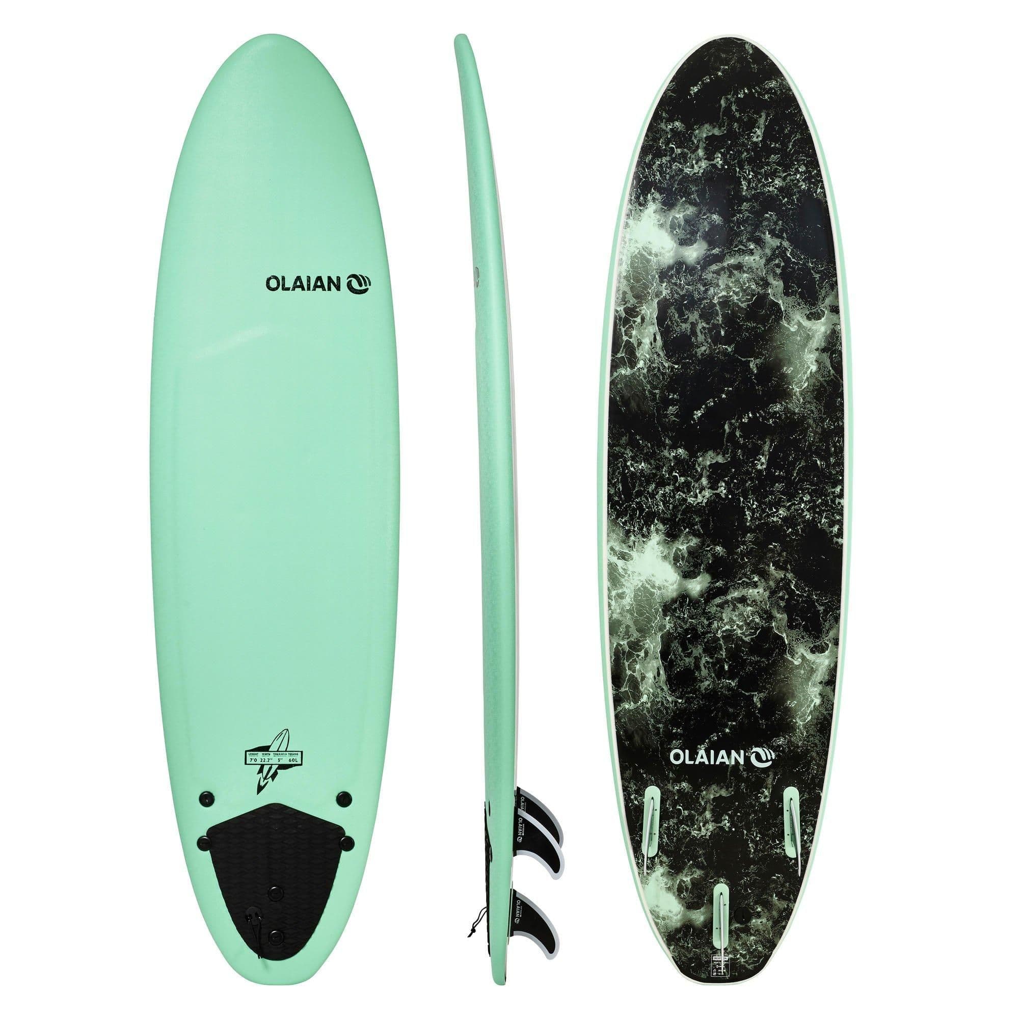 Foam Surfboard 900 7 . Comes 3 Fins