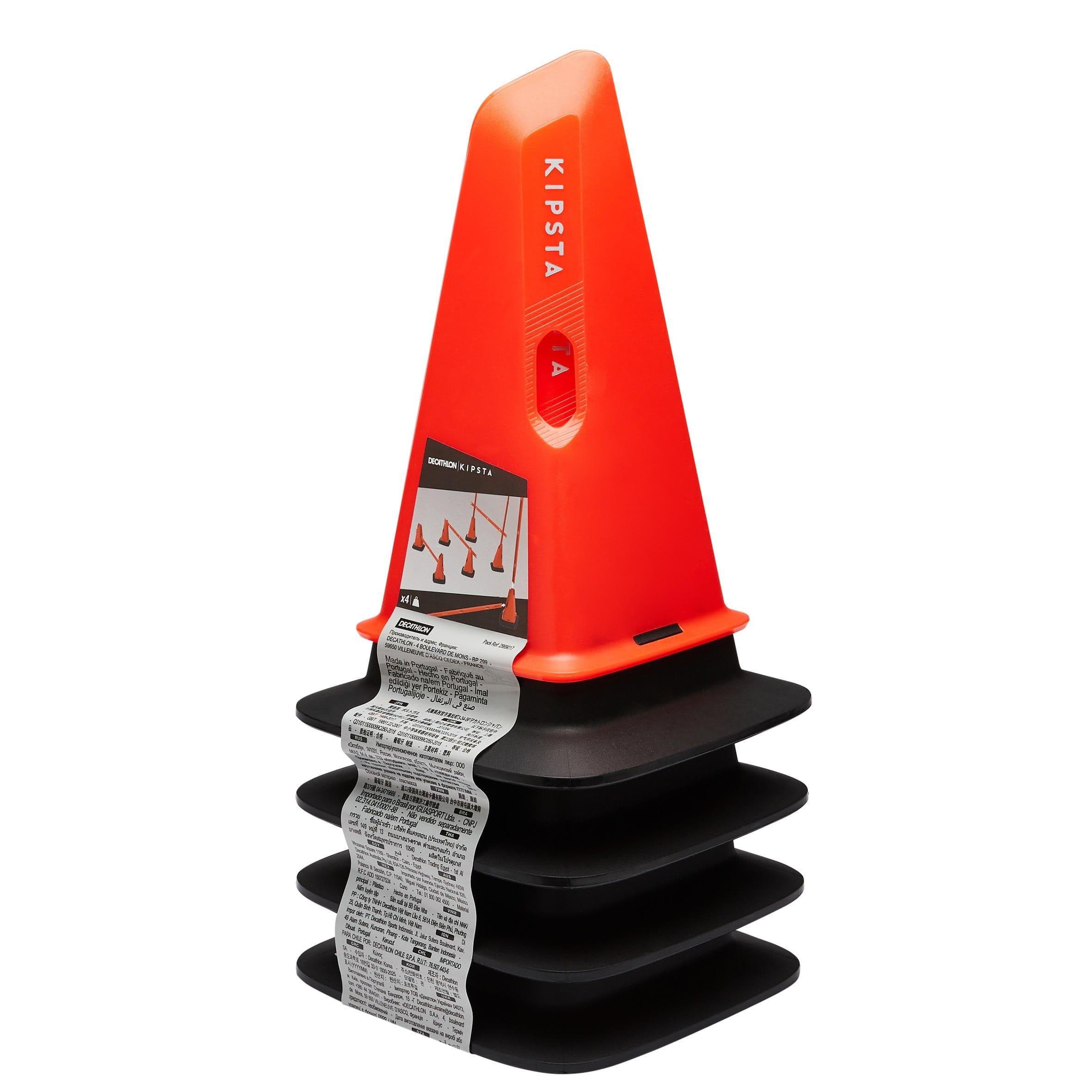 30Cm Weighted Training Cones 4 Pack Modular