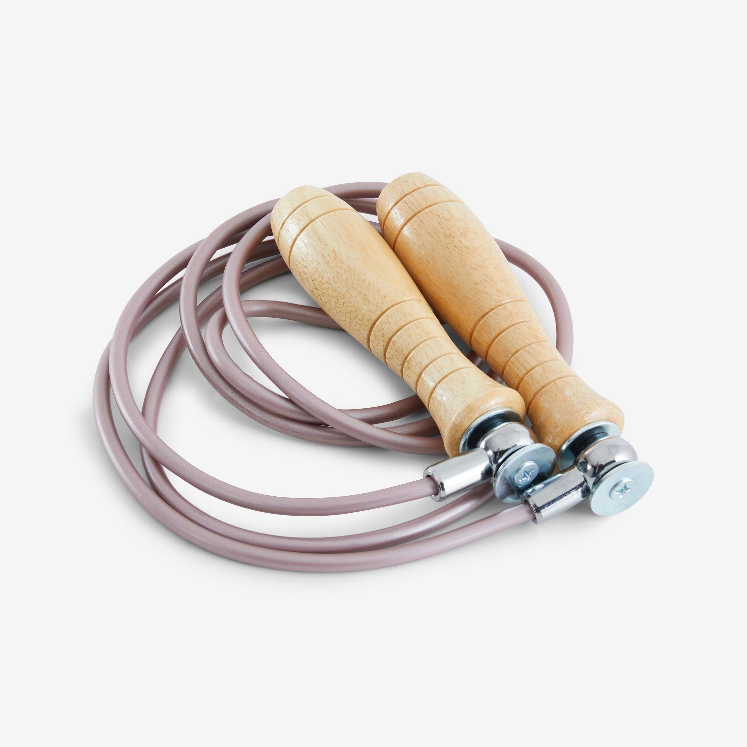 Wooden Boxing Skipping Rope Removable Weights