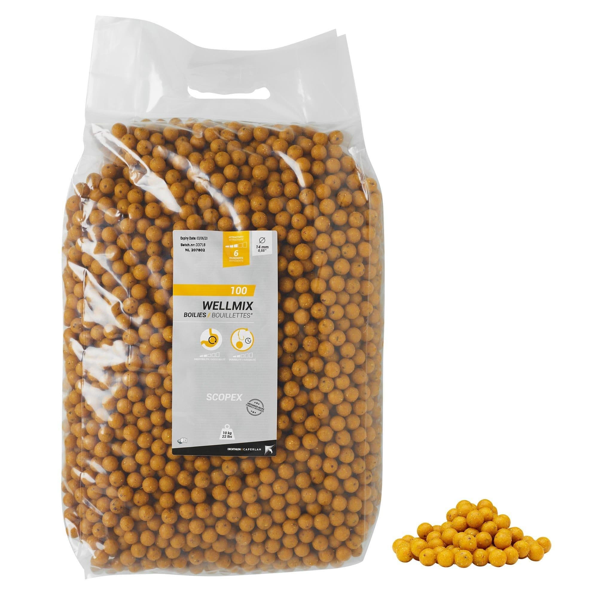 Carp Fishing Boilie Wellmix 14Mm Scopex