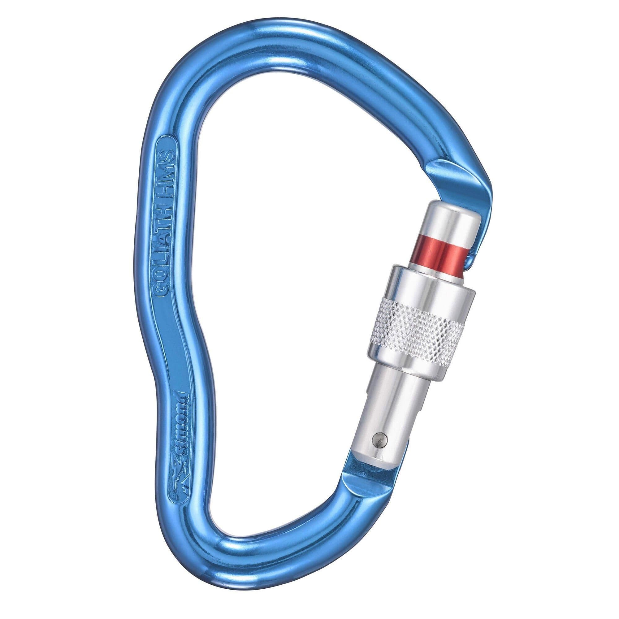 Hms Mountaineering Climbing Screwgate Carabiner Goliath Secure
