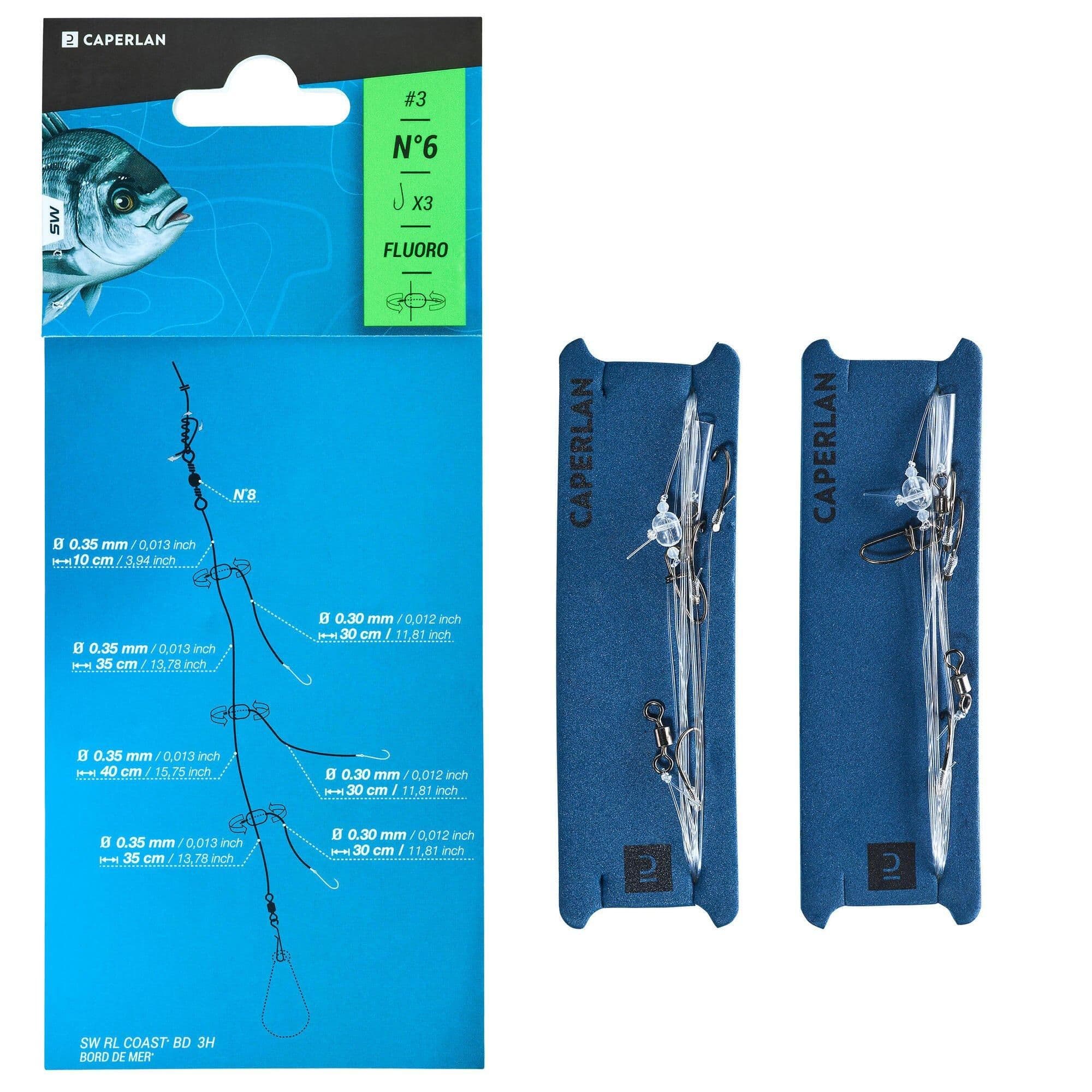 Mounted Lines Rl Ledgering Sea Fishing