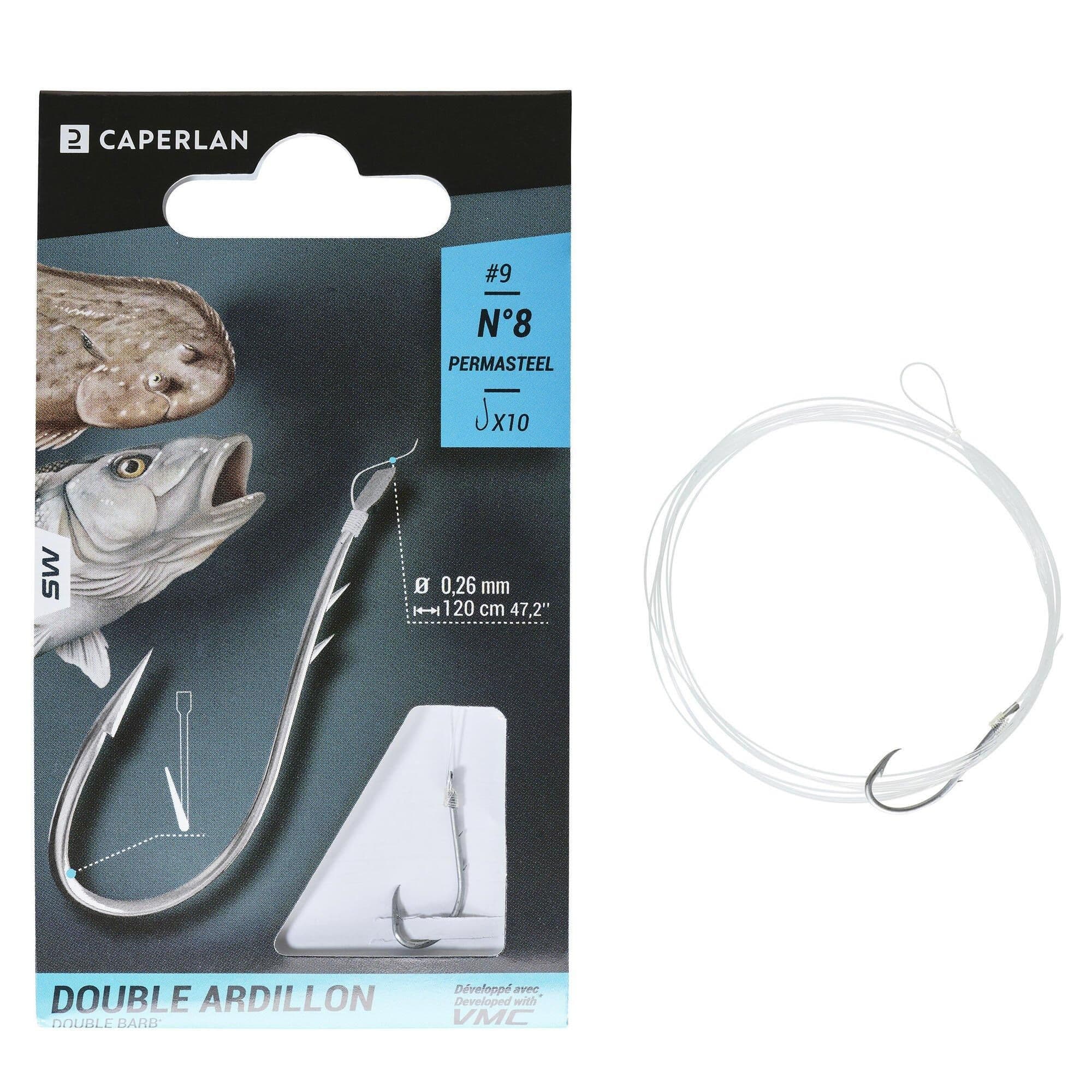 Sn Double Barb Spade End Hooks To Line Sea Fishing
