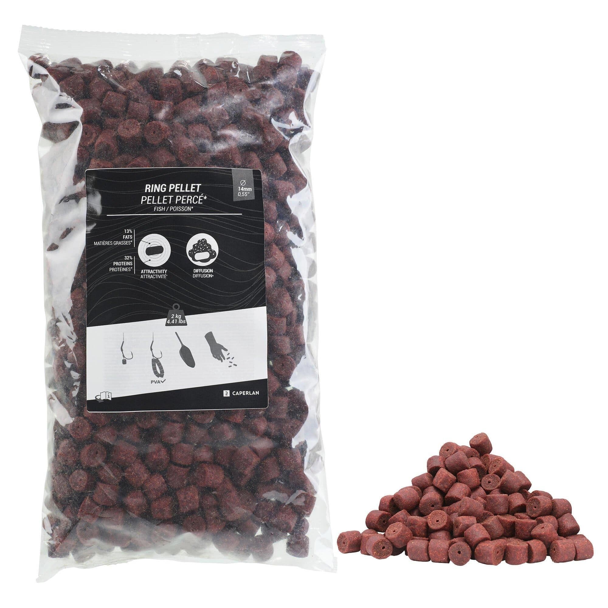 Extruded Carp Fishing Ring Pellets 14Mm