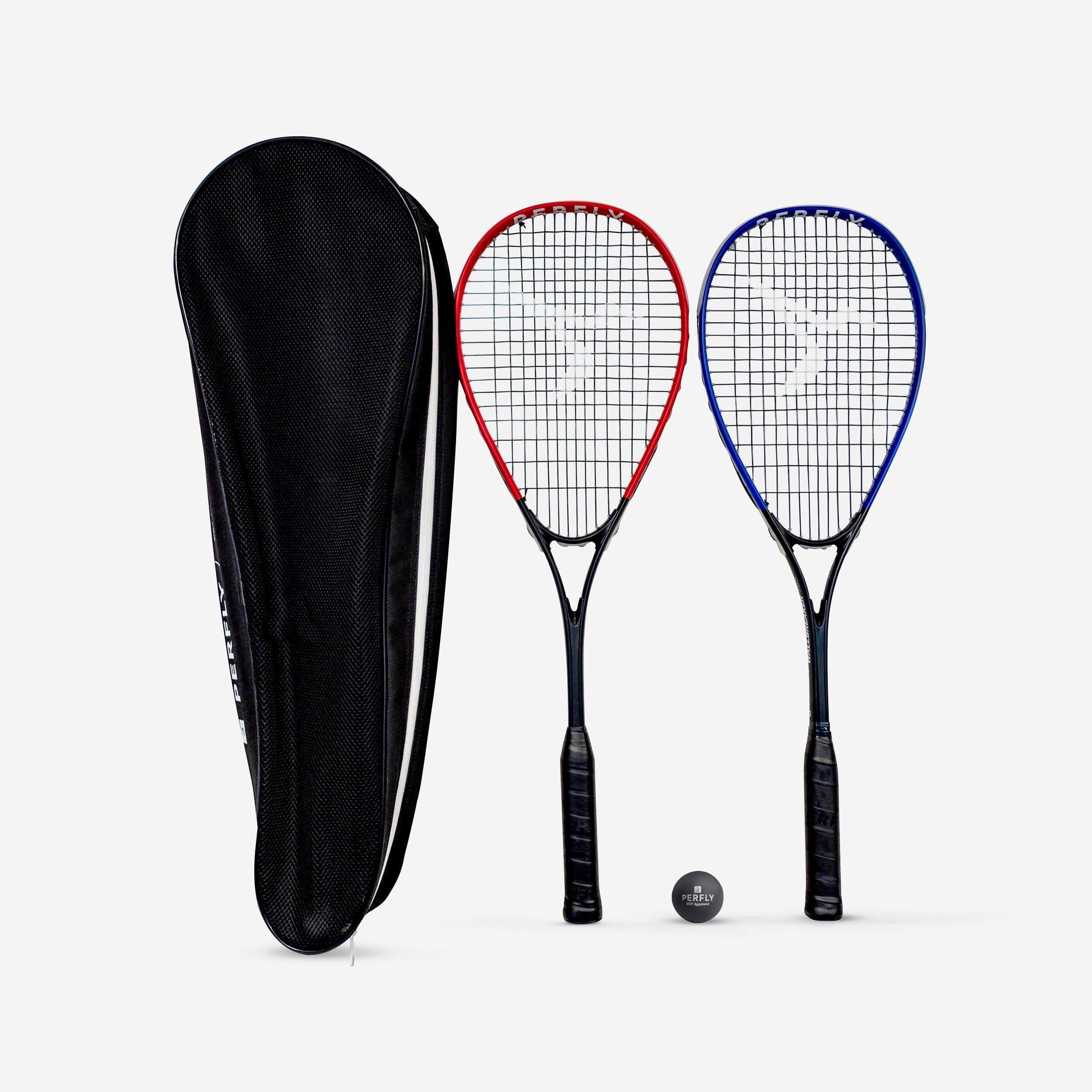 Squash Racket Set Wallbreaker 165 Club (2 Rackets 1Dot Ball
