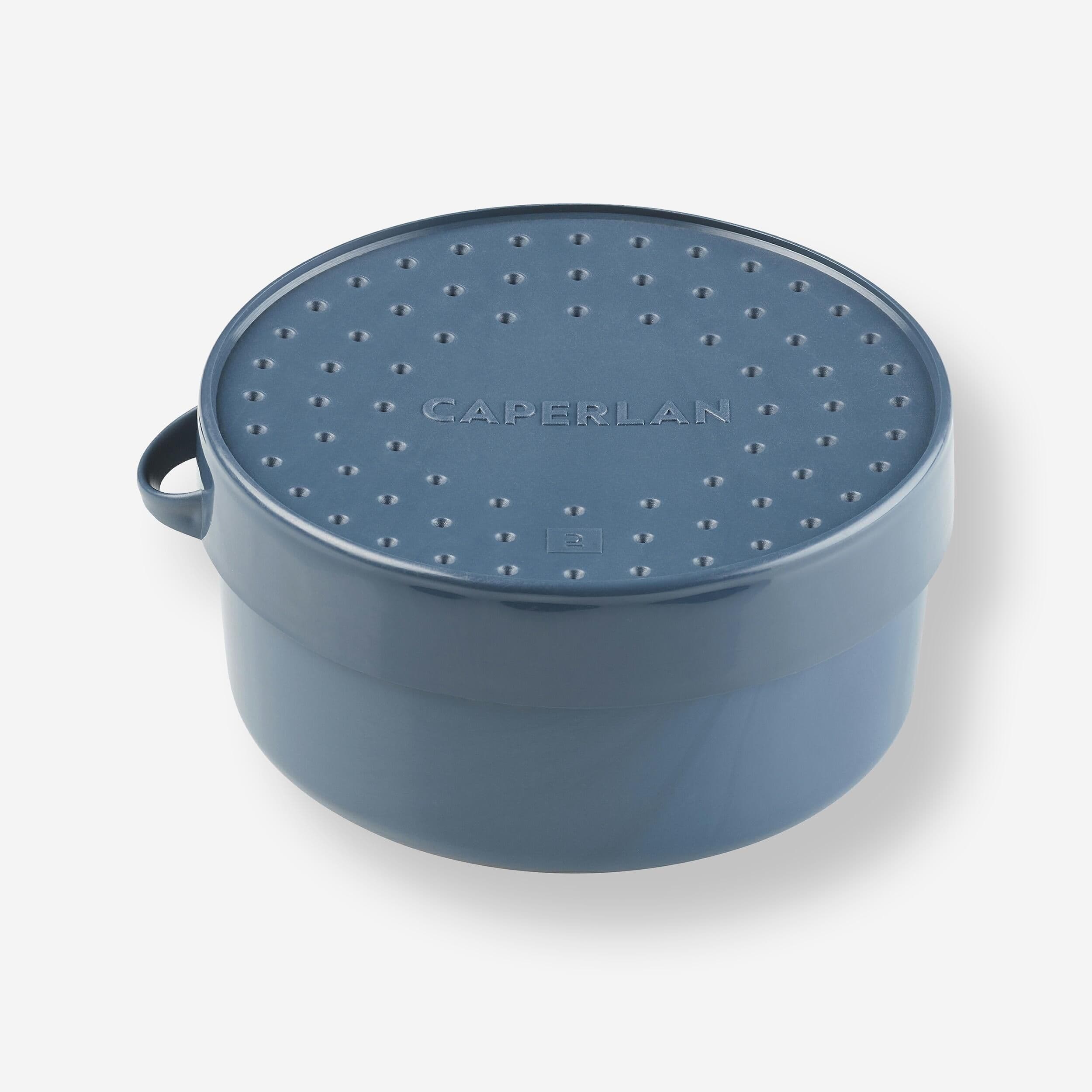 Round Bait Box 80mm Diameter Lid Holes Lvb
