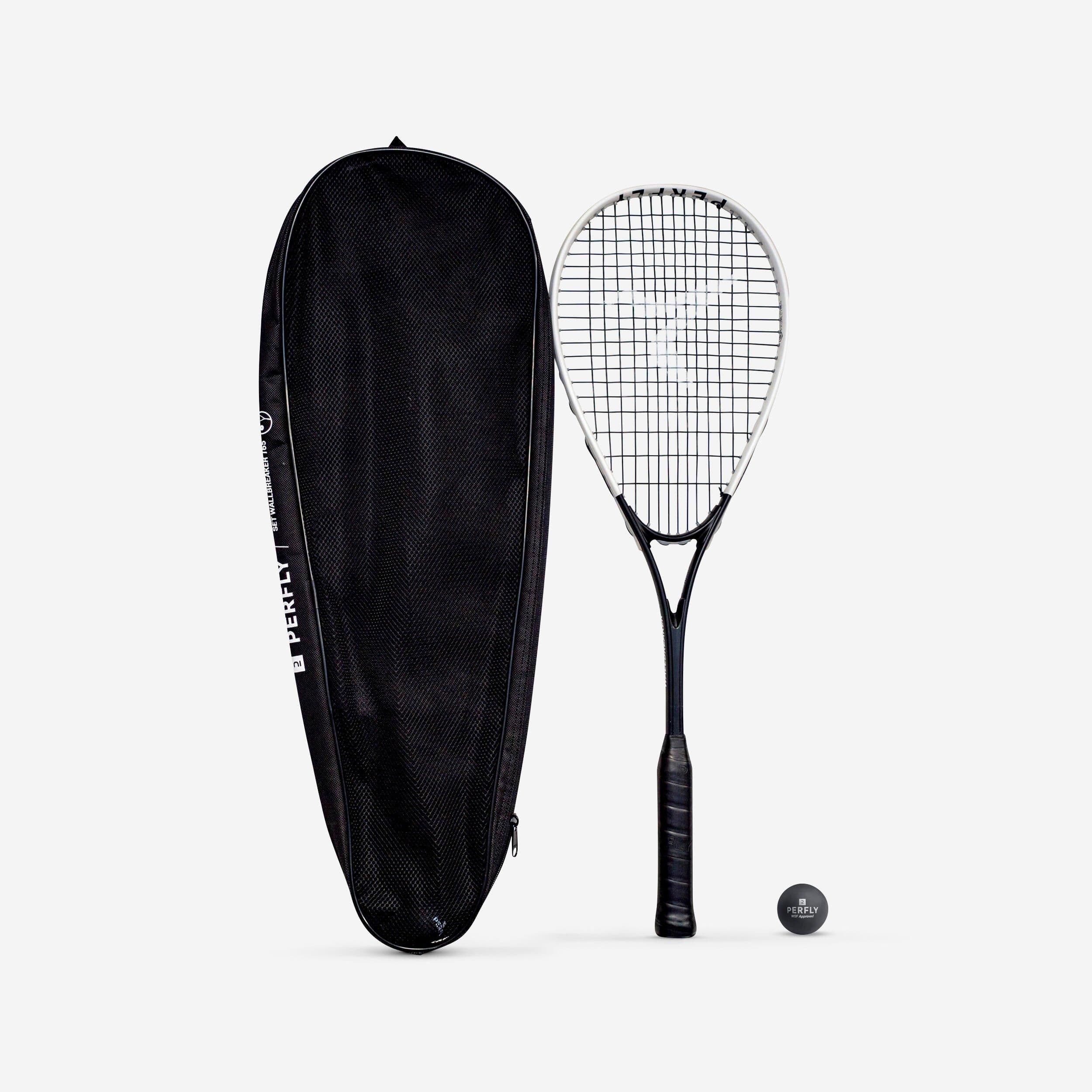 Squash Racket Set Wallbreaker 165 (1 Racket 1Dot Ball