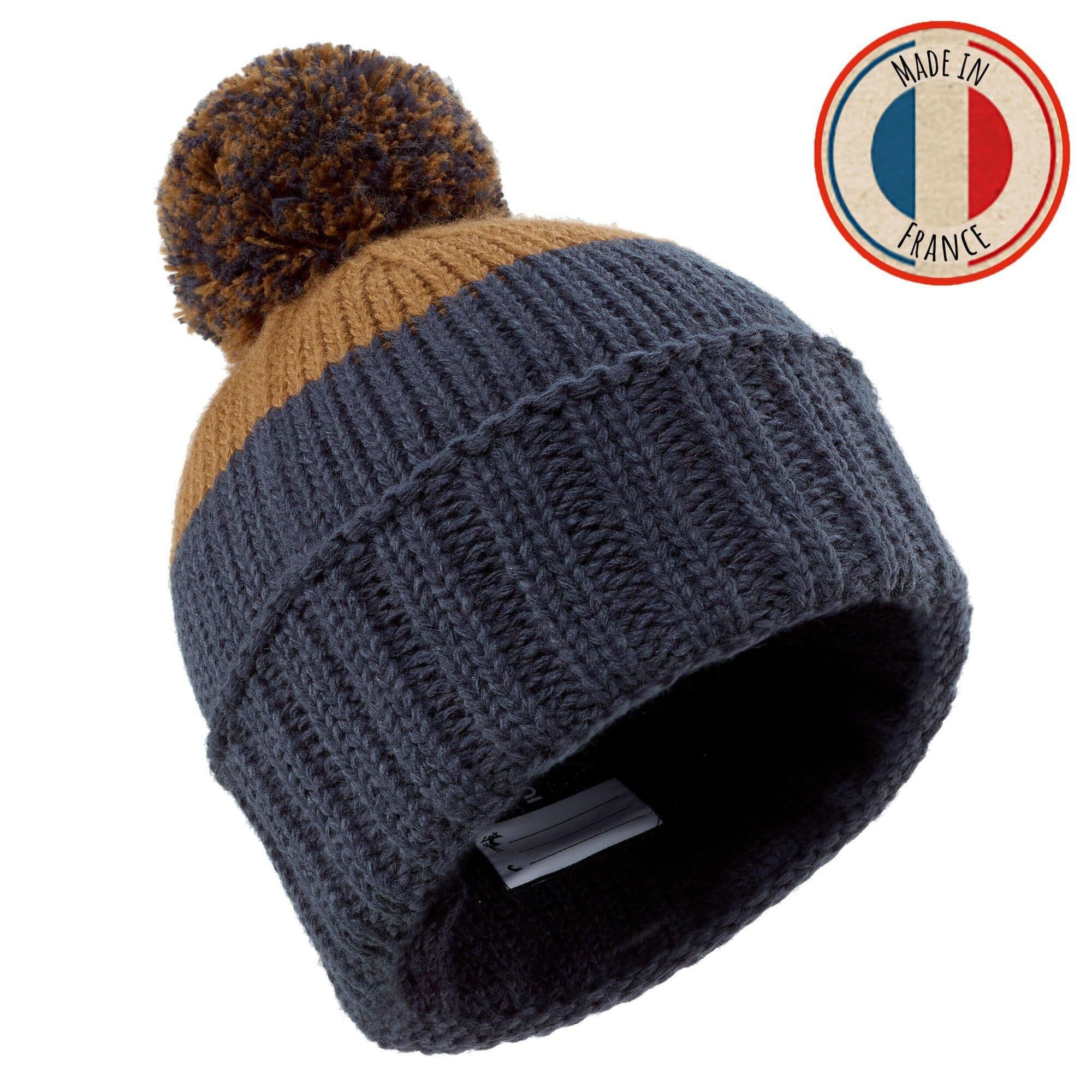 Ski Hat Made France Grand Nord Chestnut