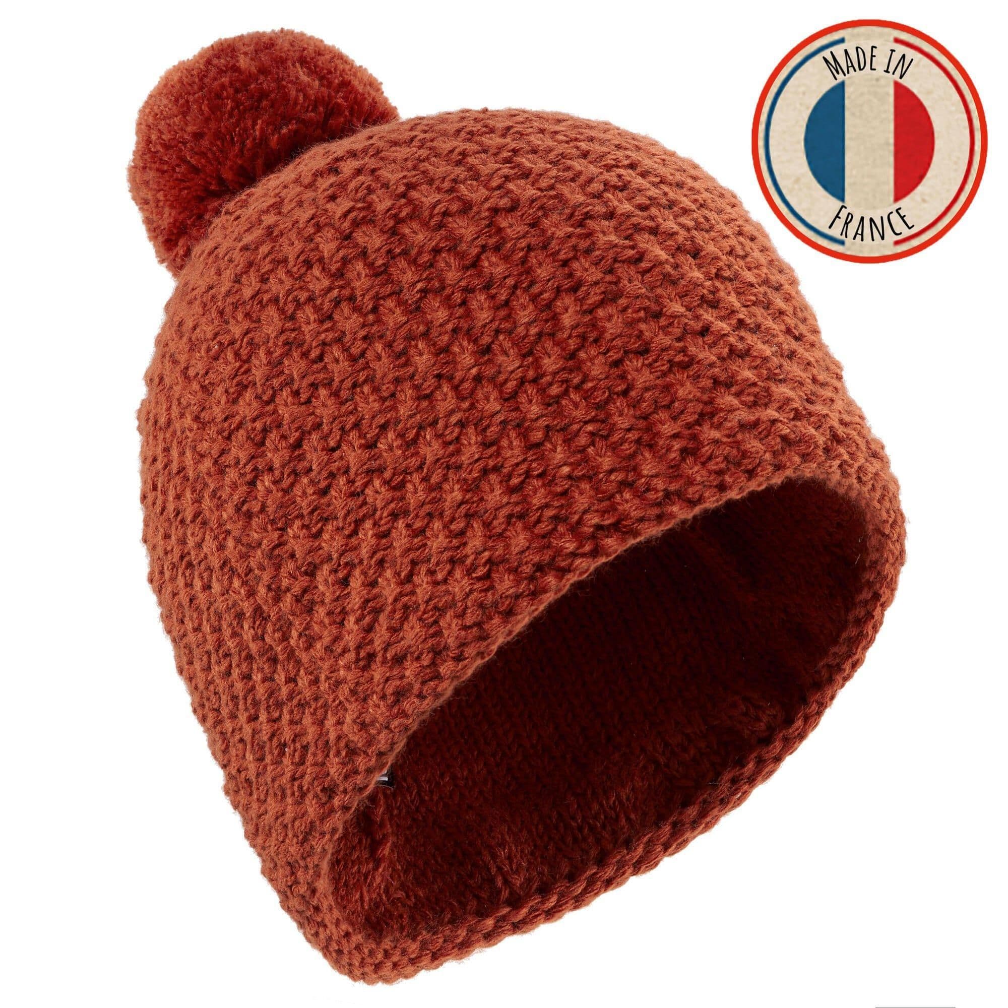 Ski Hat Made France Timeless Terracotta