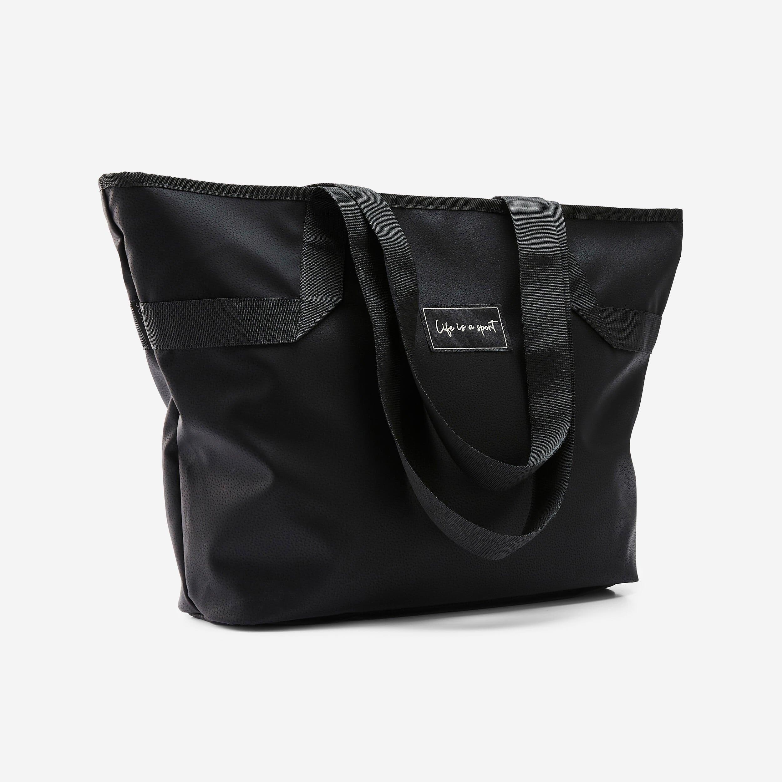 Leather Look Sport Tote Bag