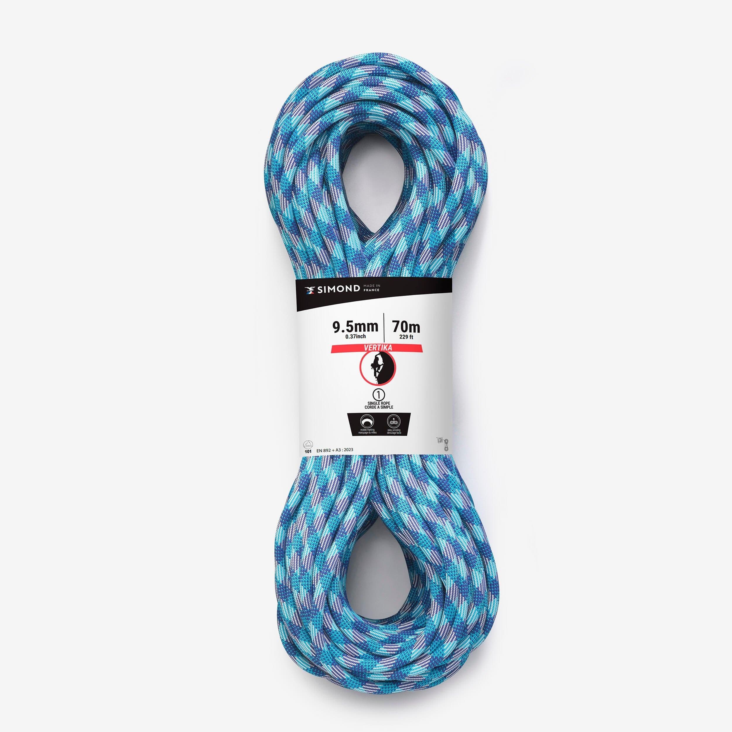 Climbing Rope 9.5 mm X 70 M