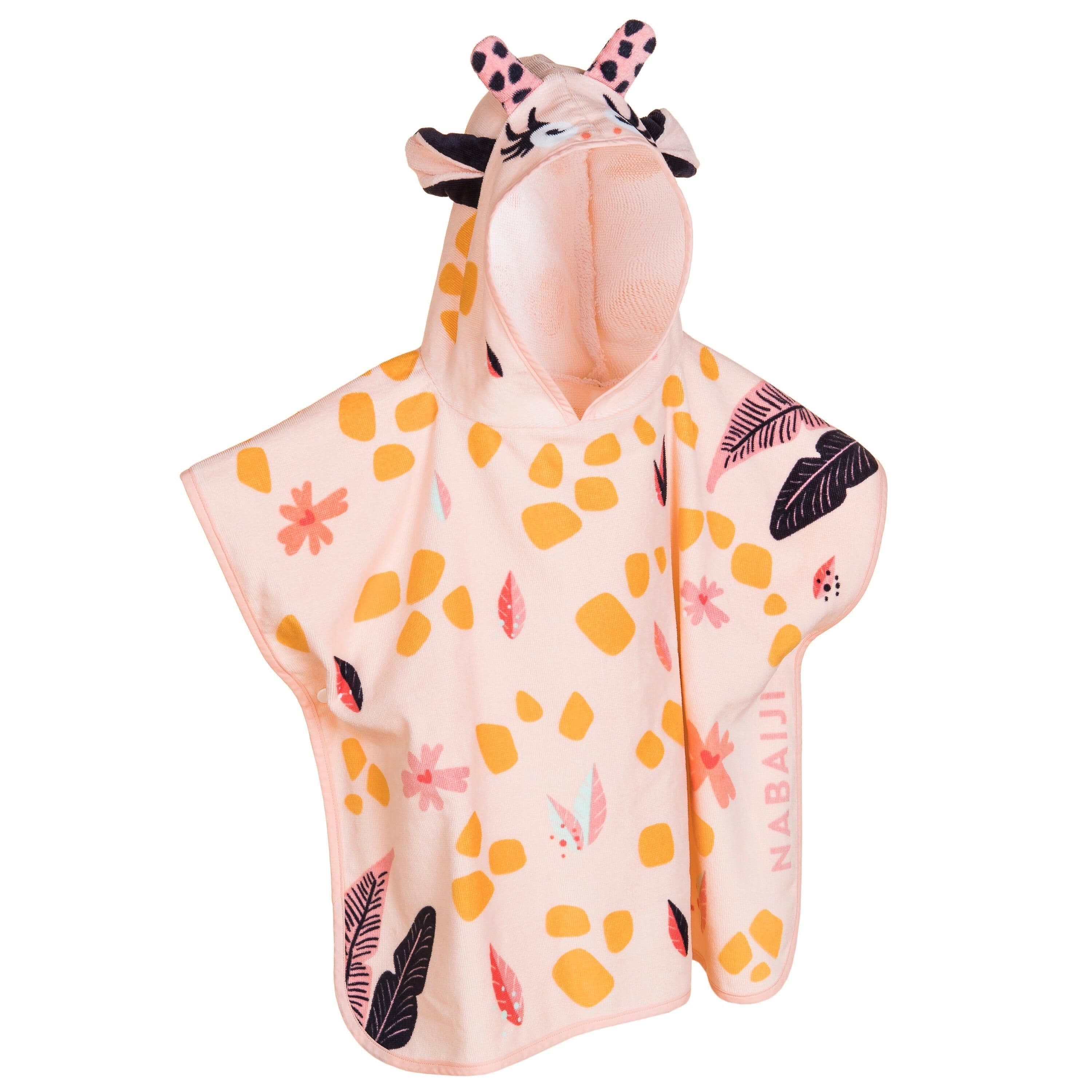 Bath Poncho Cotton Giraffe