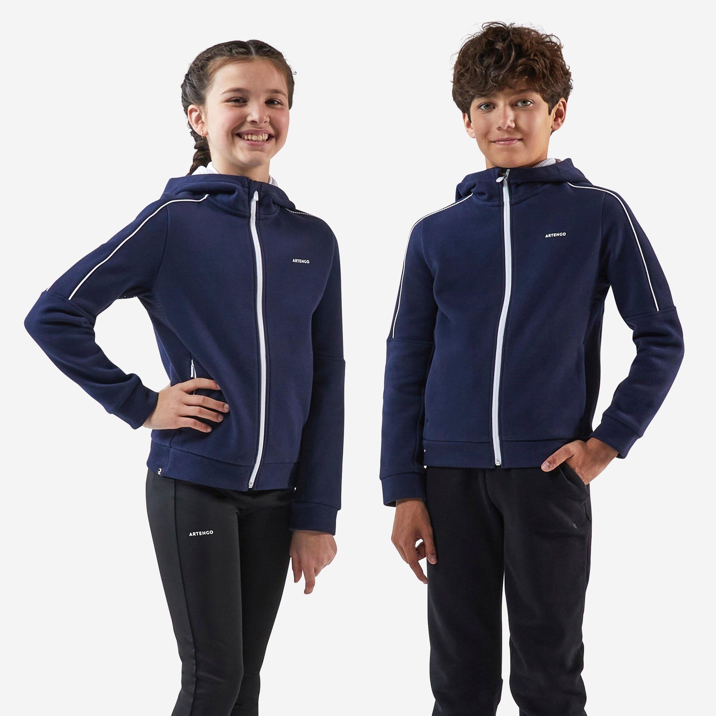 Warm Hooded Tennis Jacket