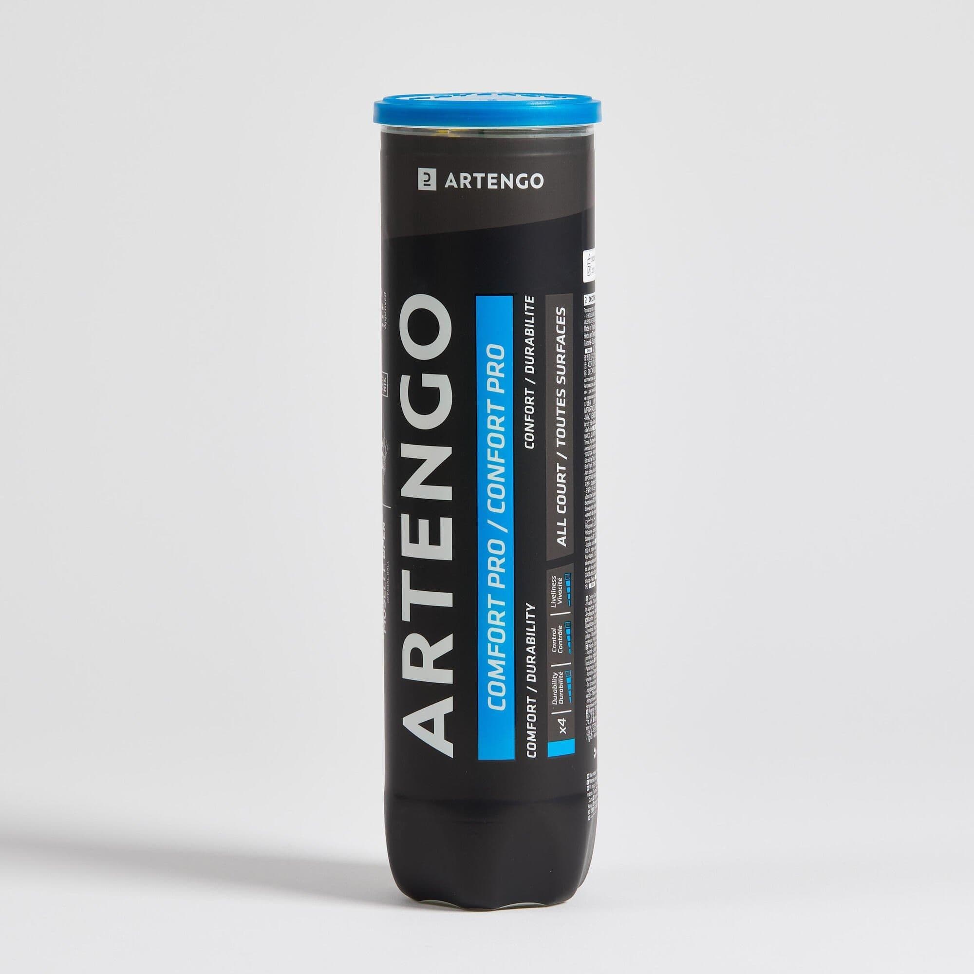 Versatile Tennis Ball Confort Pro 4 Pack