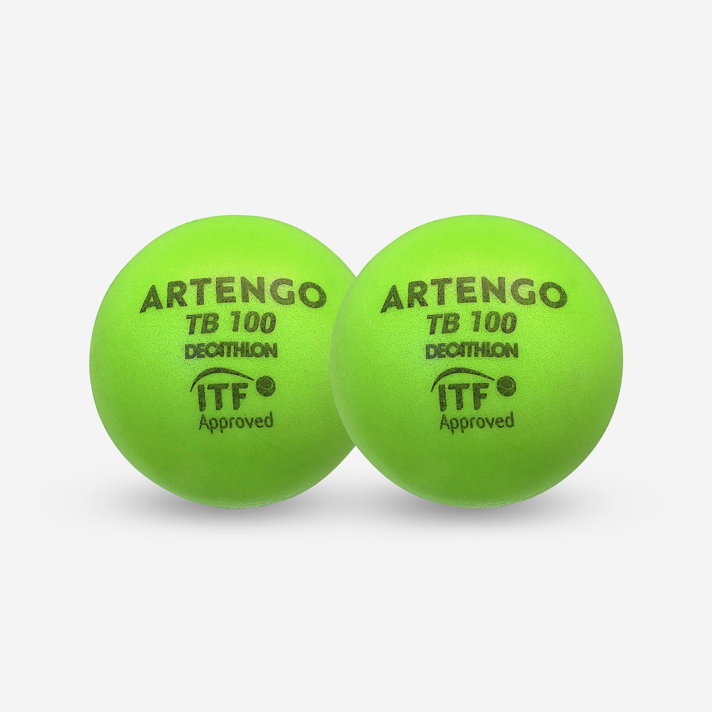 9Cm Foam Tennis Ball Tb100 Twin Pack