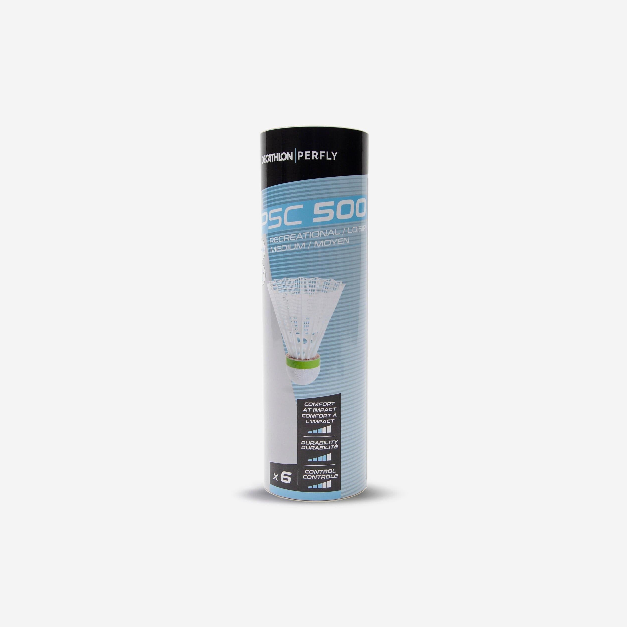 Plastic Shuttlecock Psc 500 Medium X 6