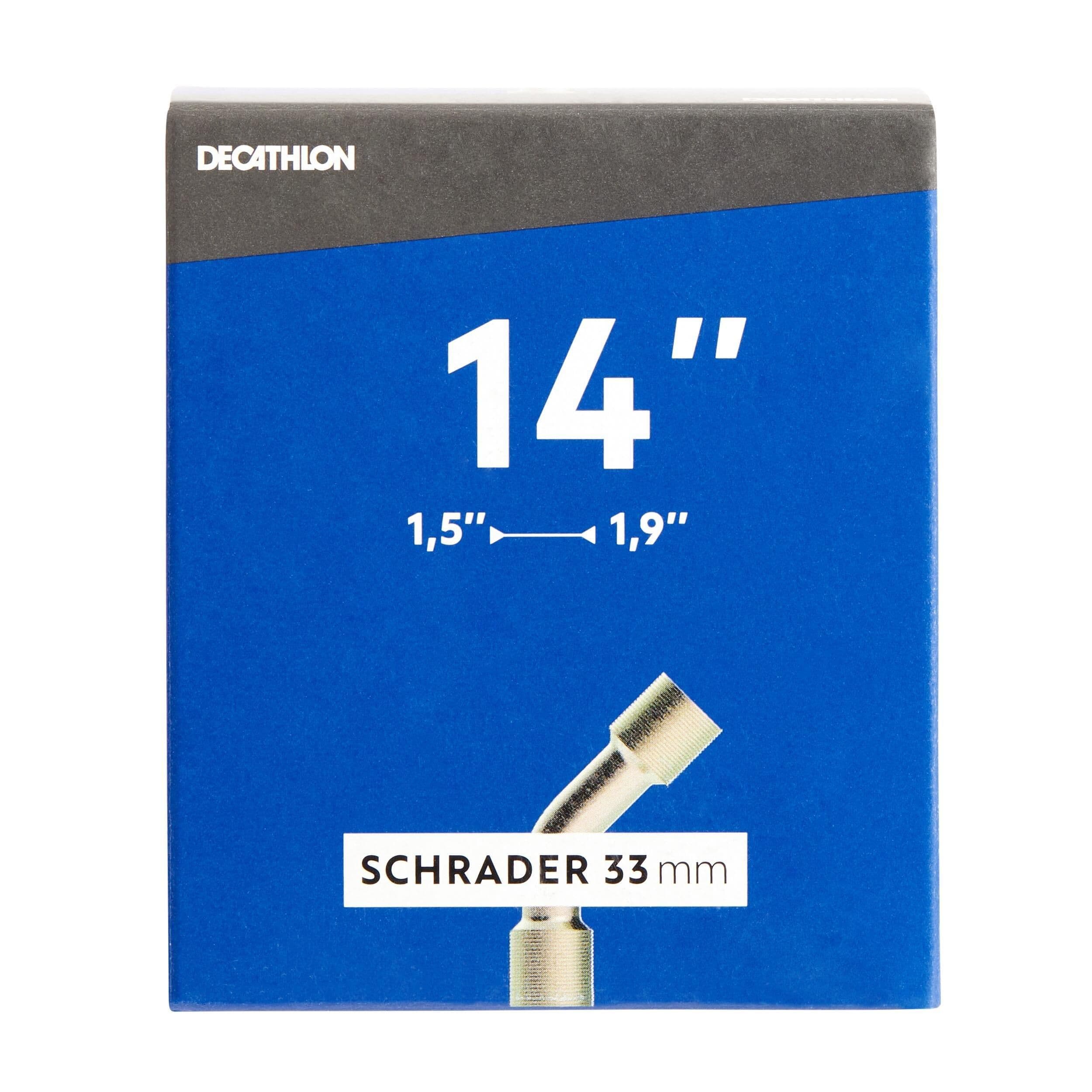 14 Inner Tube Section 1.5 To 1.9 Bent Schrader Valve