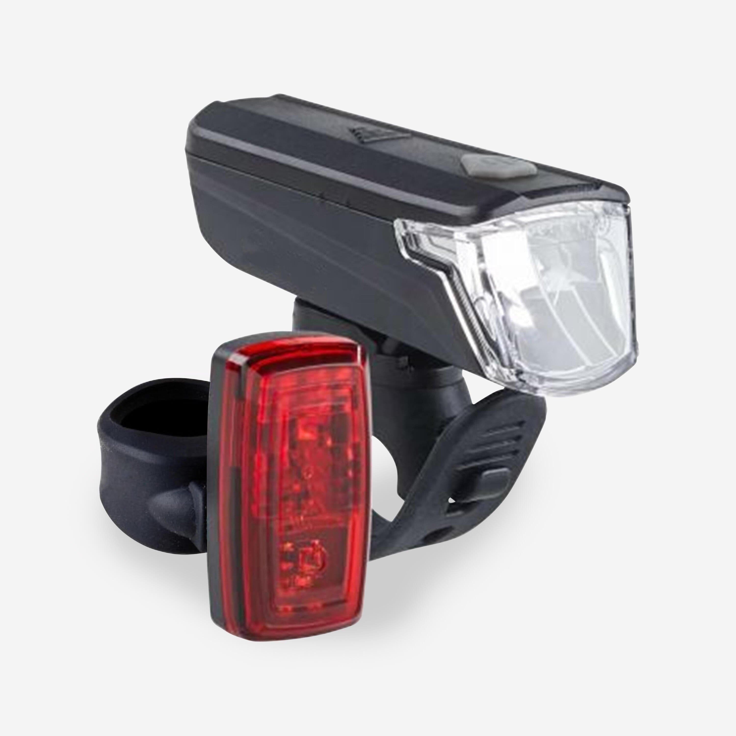 Front Rear Battery Powe Led Bike Light Set St 110