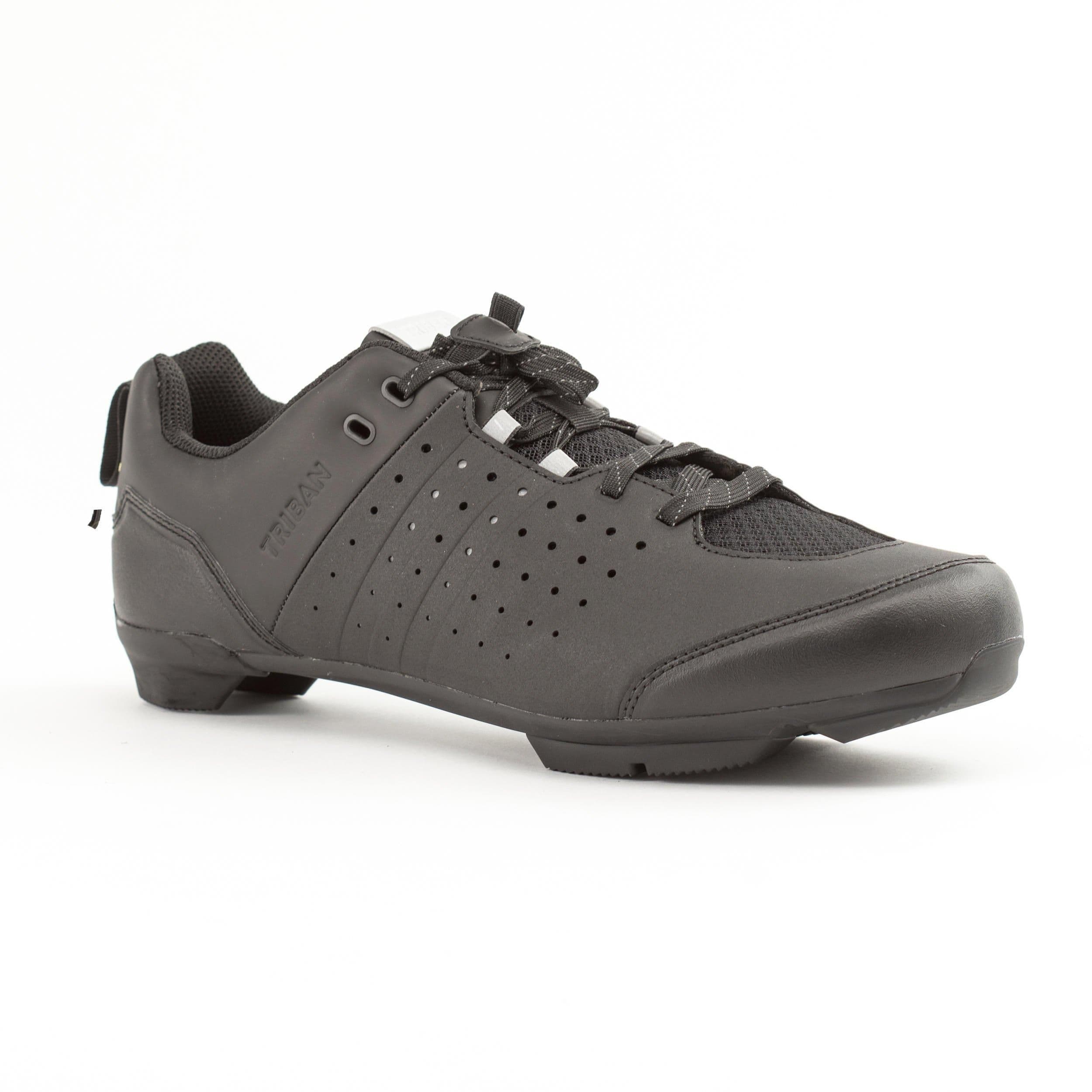 Road Gravel Cycling Lace Up Spd Shoes Grvl 500