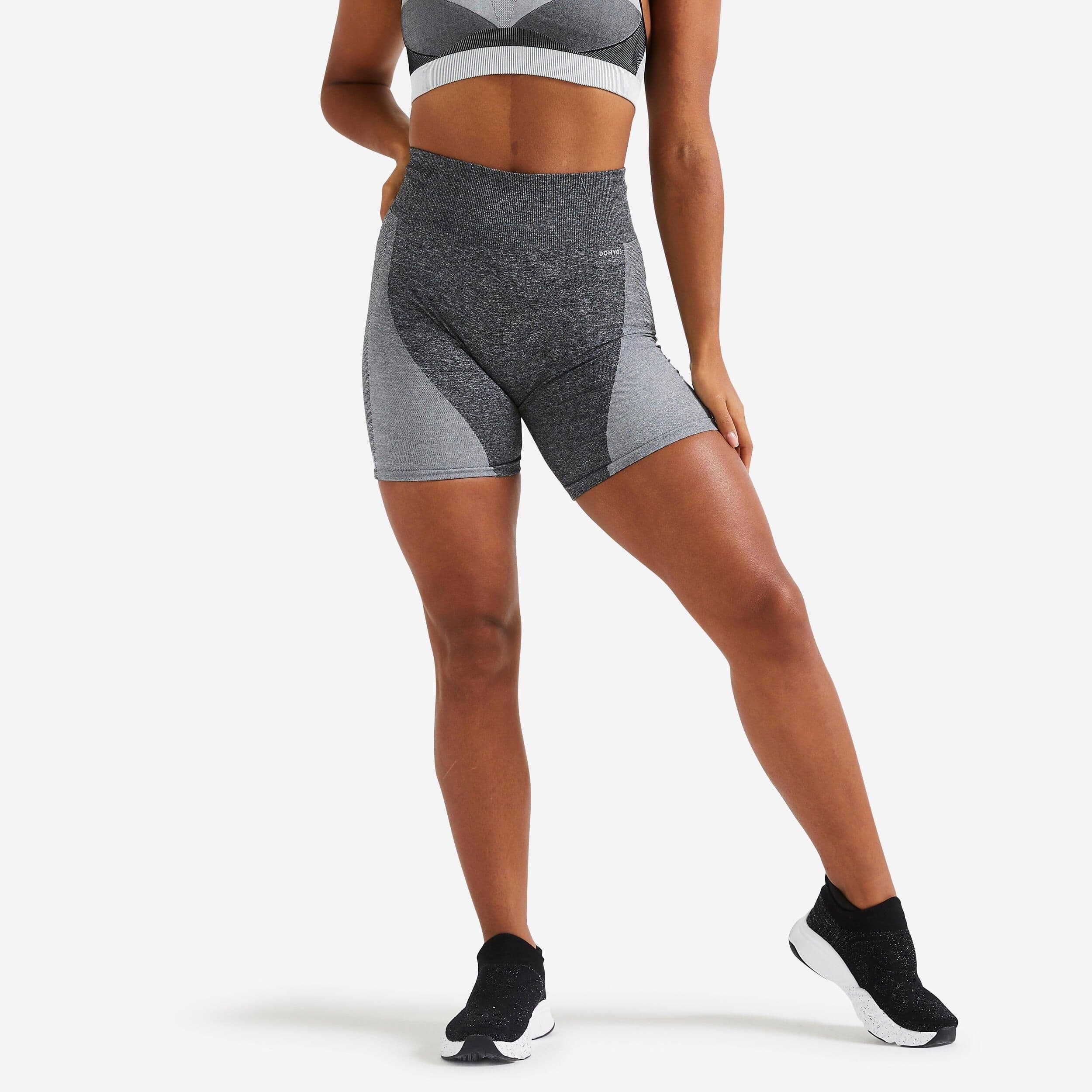 Seamless High Waisted Fitness Bike Shorts