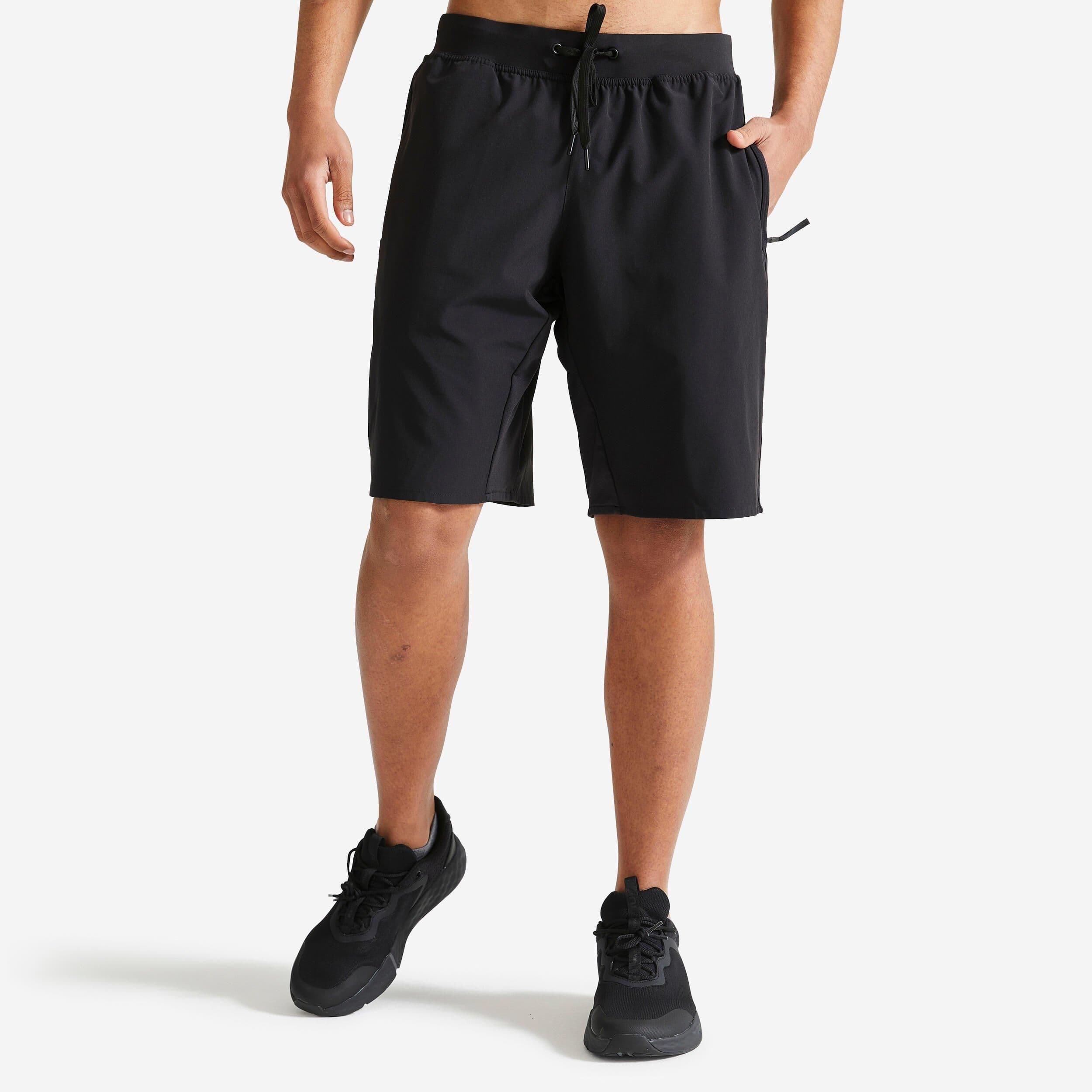 Zip Pocket Breathable Fitness Shorts