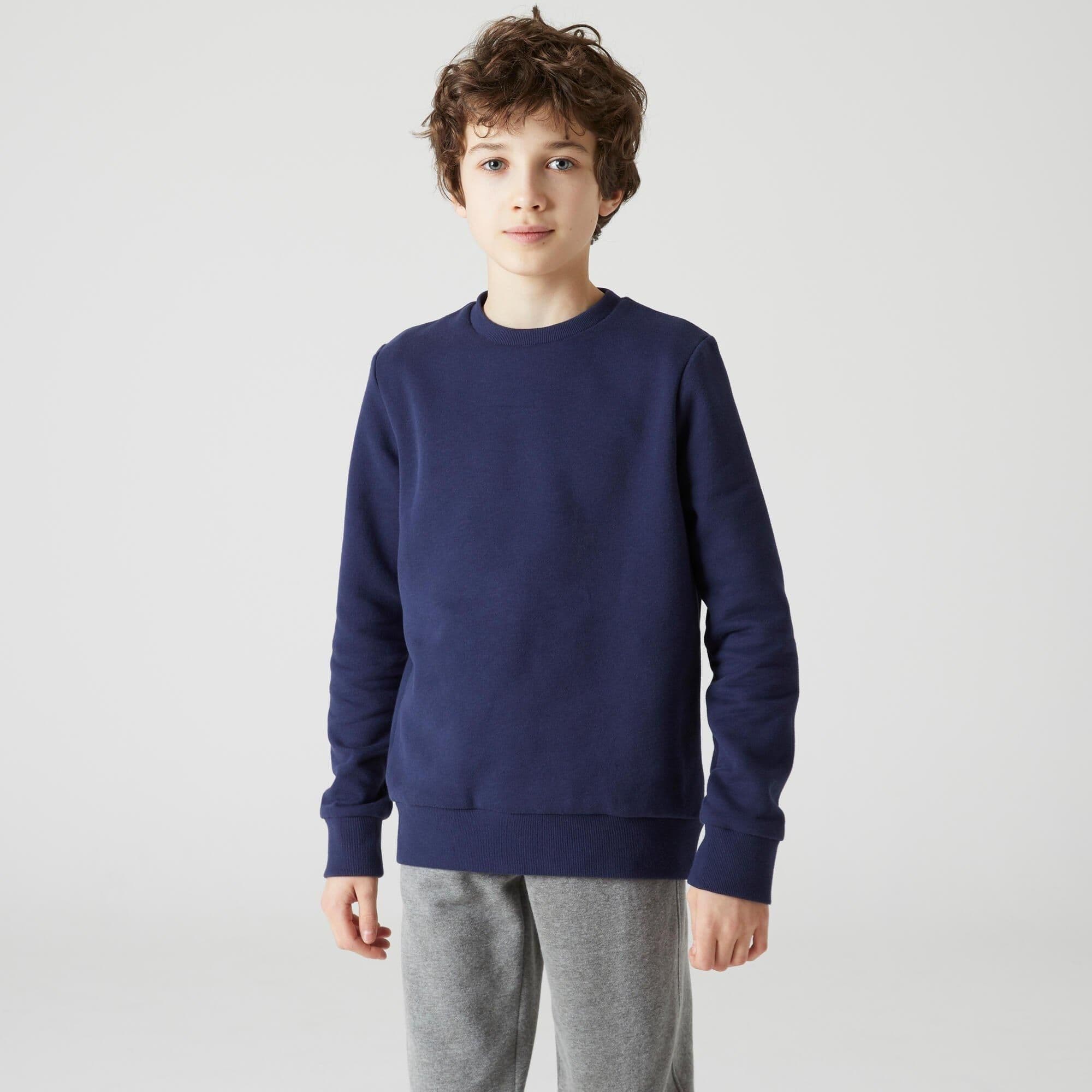 Warm Crew Neck Brushed Jersey Sweatshirt