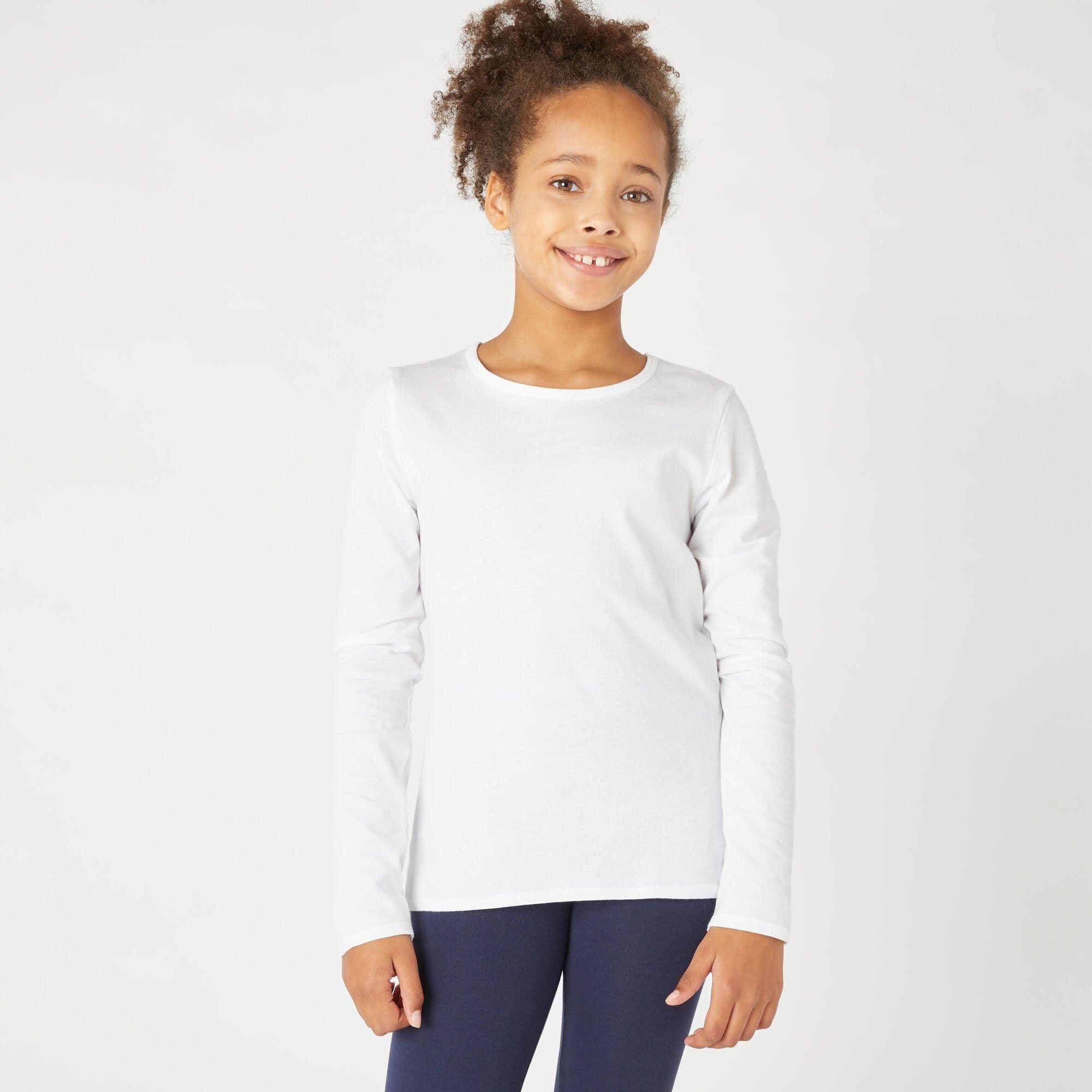 Basic Long Sleeved Cotton T Shirt