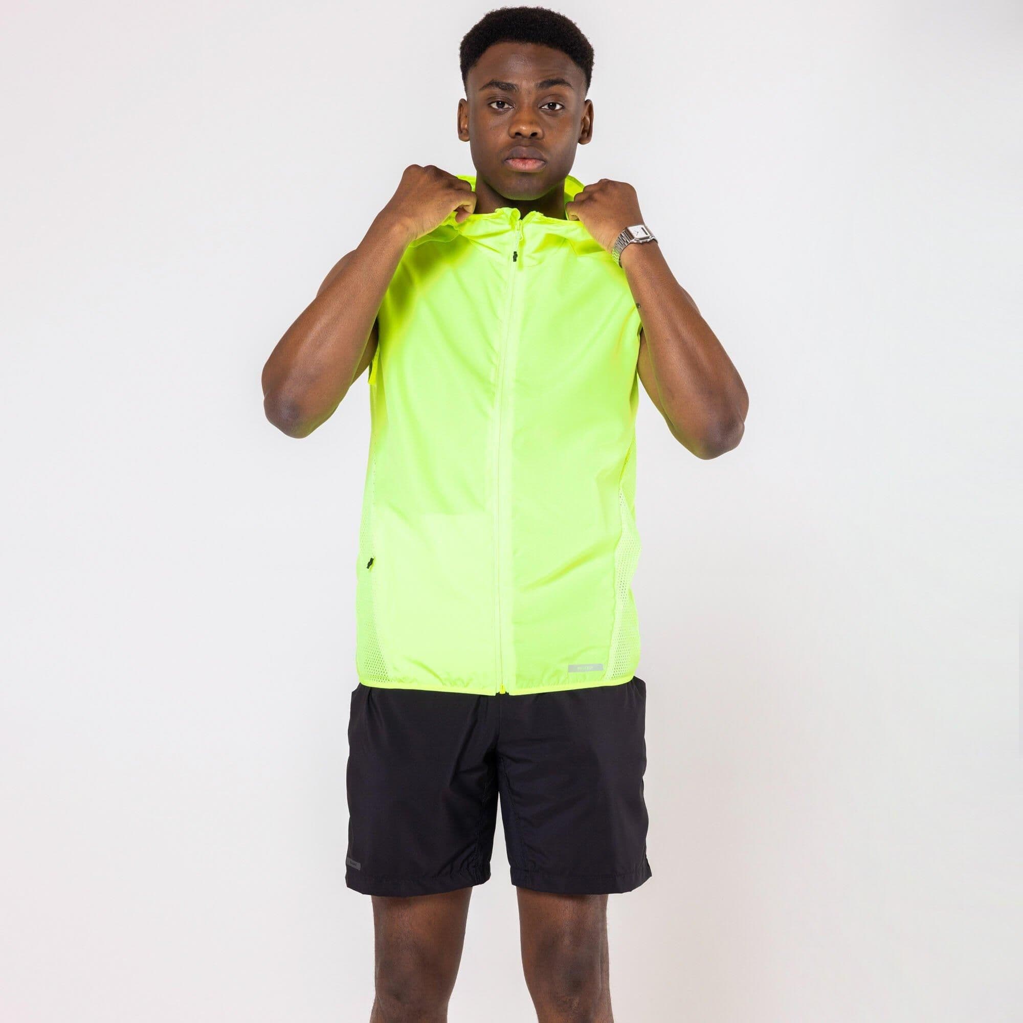 Run 100 High Visibility Sleeveless Windproof Jacket